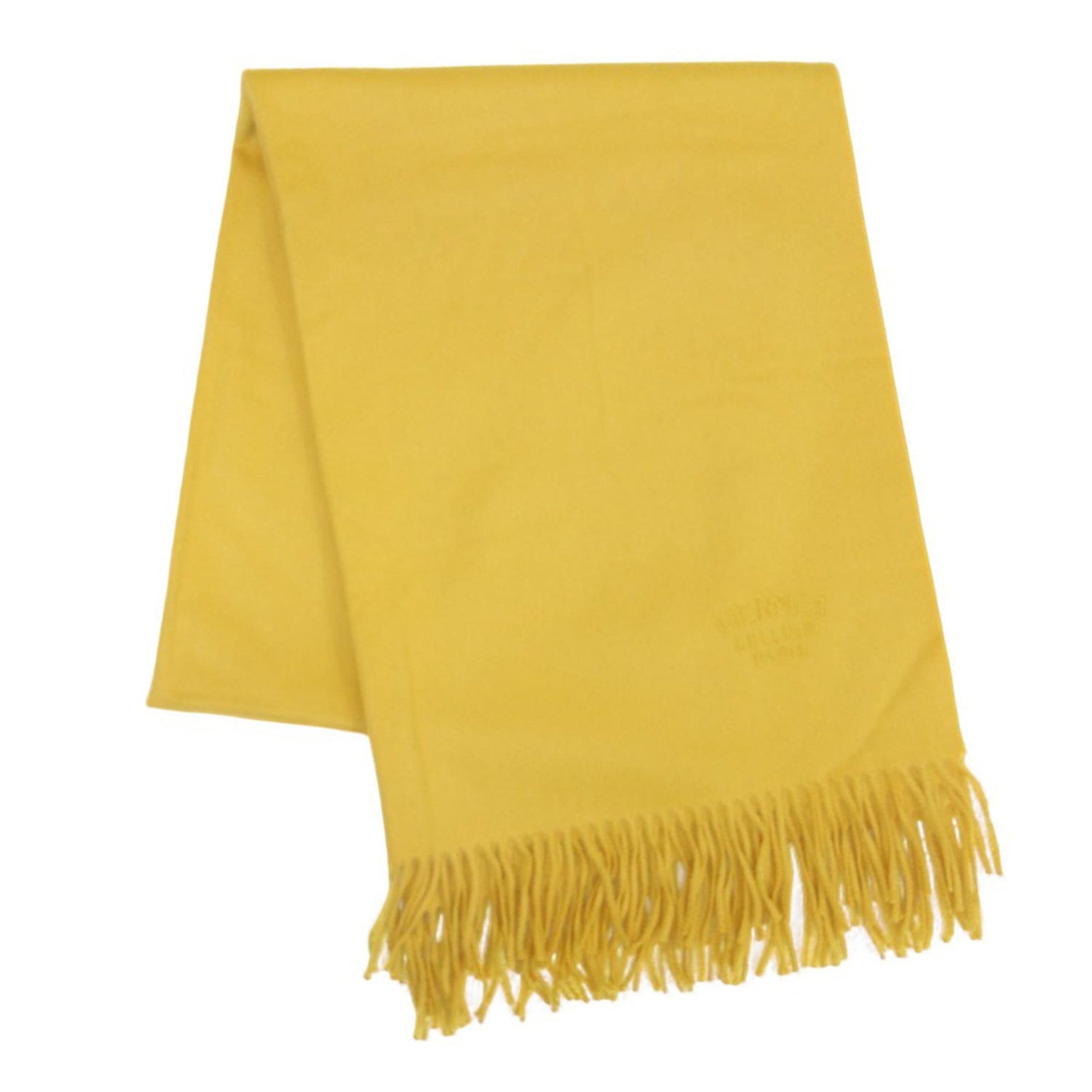 HERMES Serie Embroidered Cashmere Stole Scarf Made in England