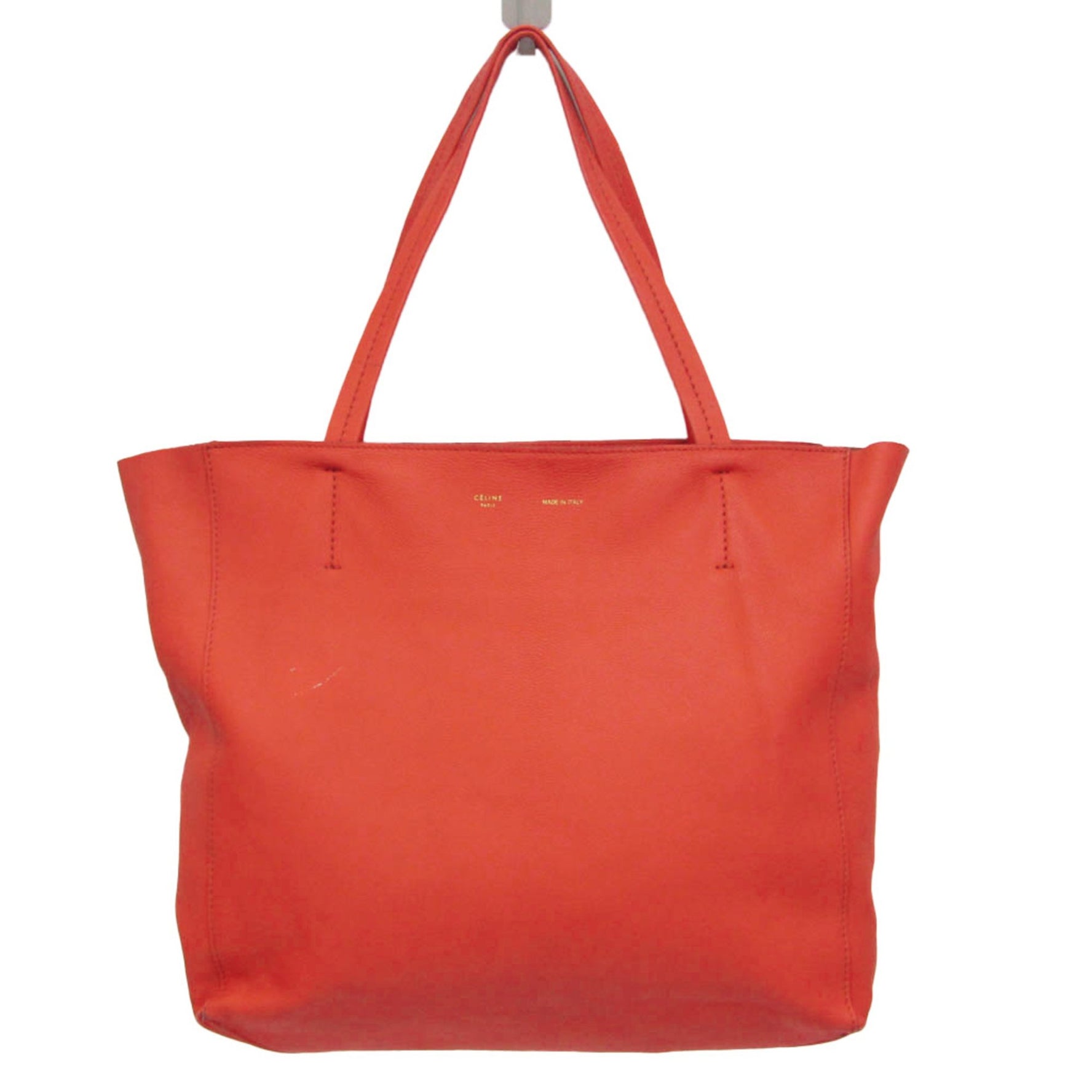Celine Small Horizontal Leather Tote Bag Pink Red