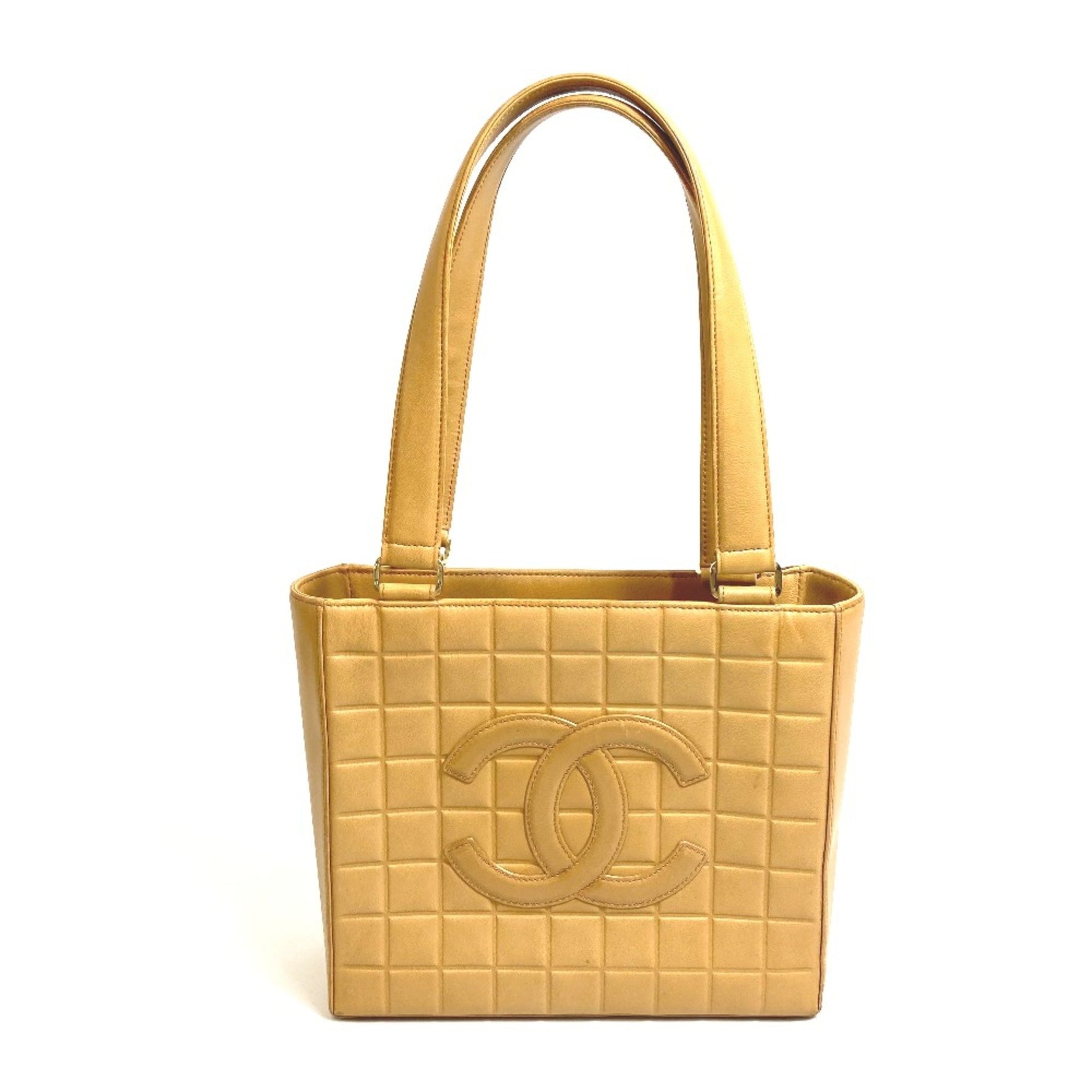Chanel CCCC Mark Bag Semi-Shoulder Hand Bag Shawl Tote Bag GoldHardware