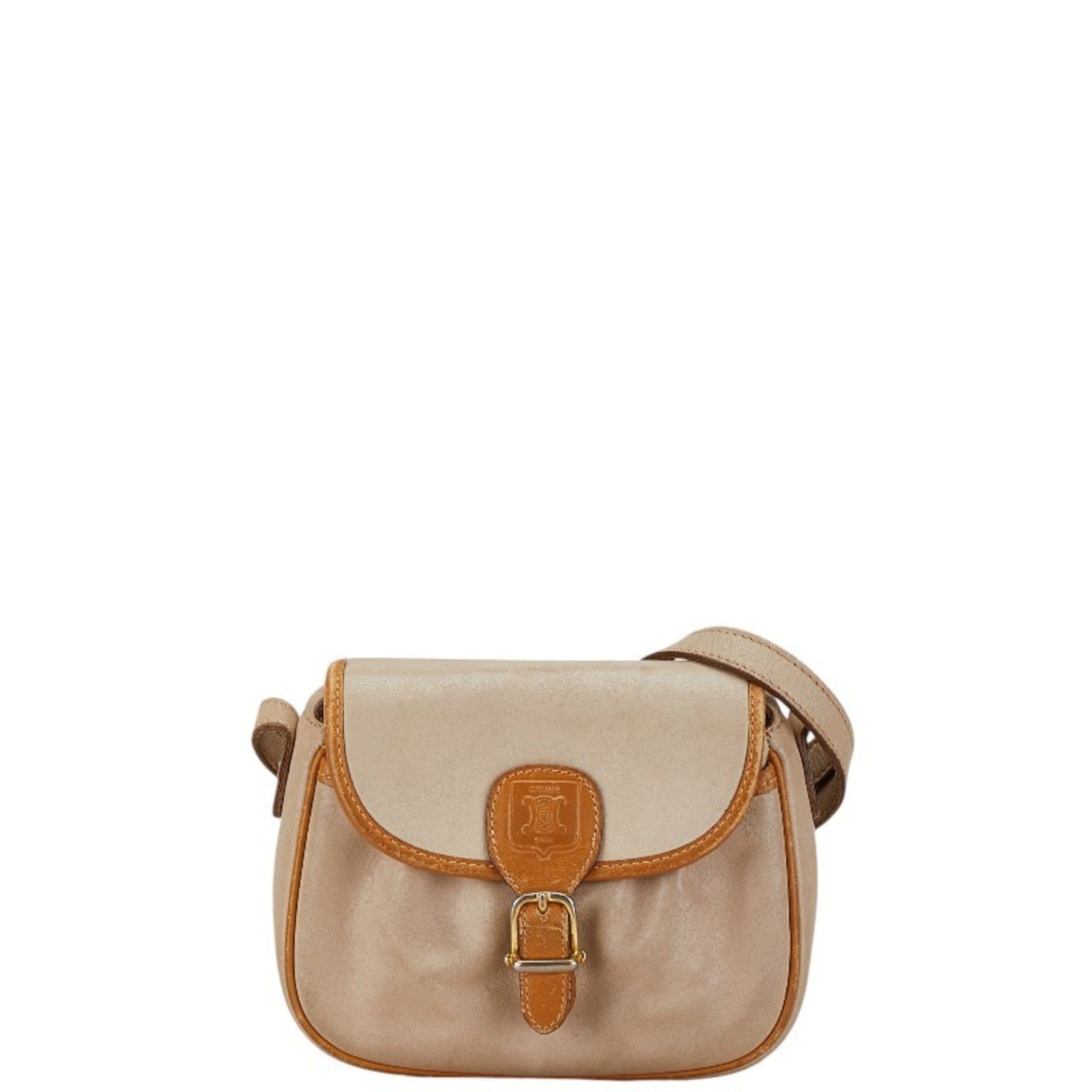CELINE shoulder bag leather