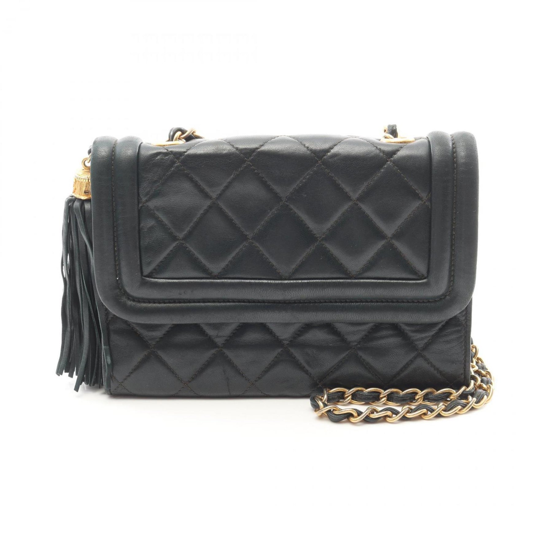 CHANEL Matelasse Shoulder Bag Lambskin (Sheepskin)