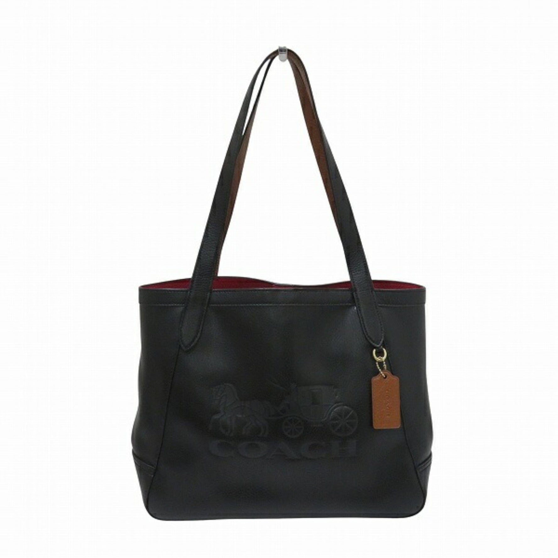 Coach Horse & Carriage Tote Bag C4063 Shoulder Women's