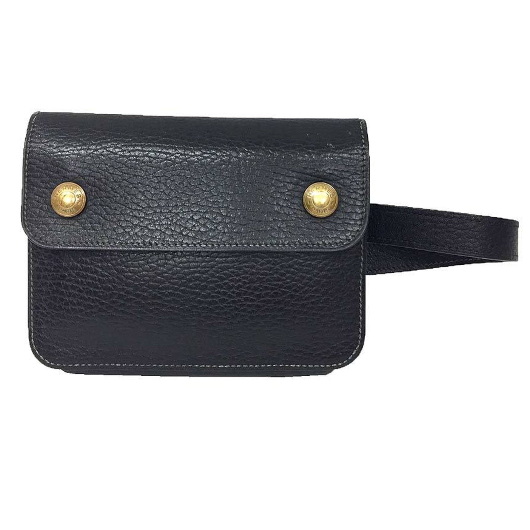 Hermes Hermès Green Pochette Waist Pouch in Serie
