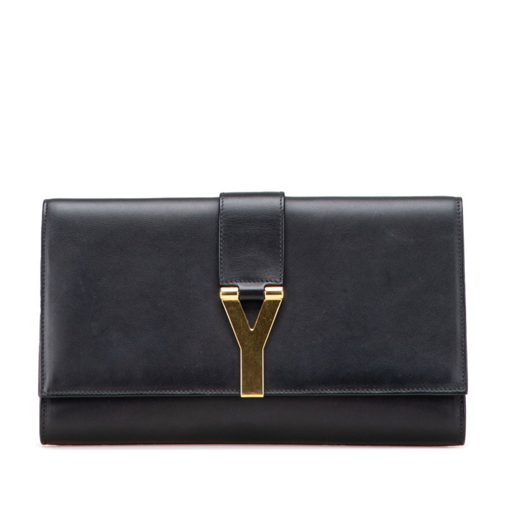Saint Laurent Y-Line Clutch Bag Leather SAINT LAURENT