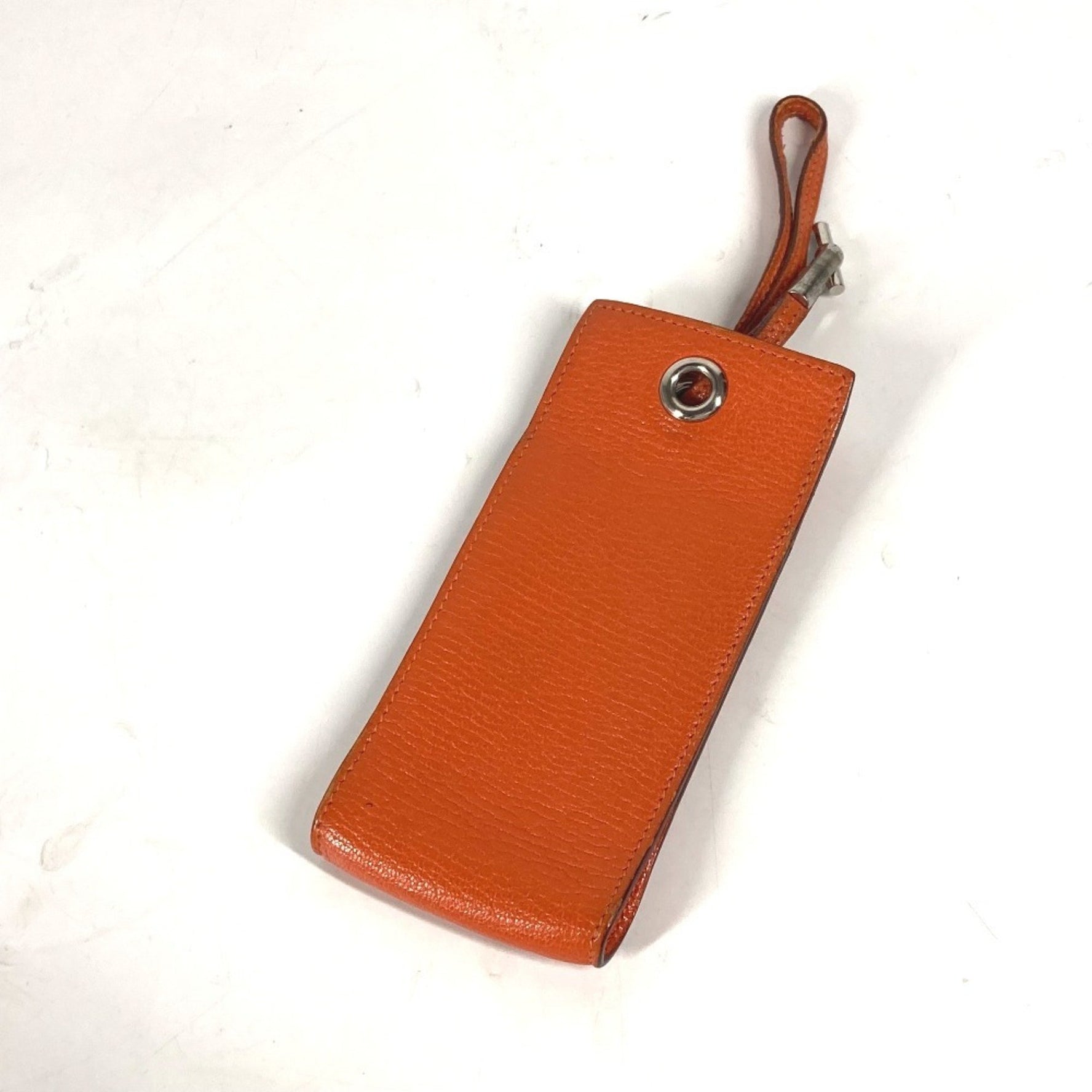 HERMES Vespa pouch with strap, leather, ladies