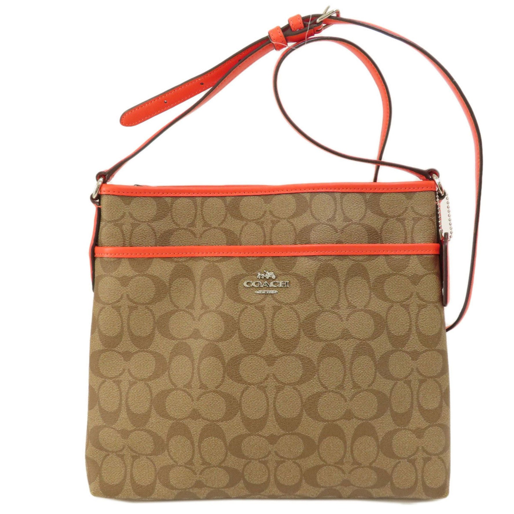 Coach Long Shoulder Signature Bag PVC/Leather