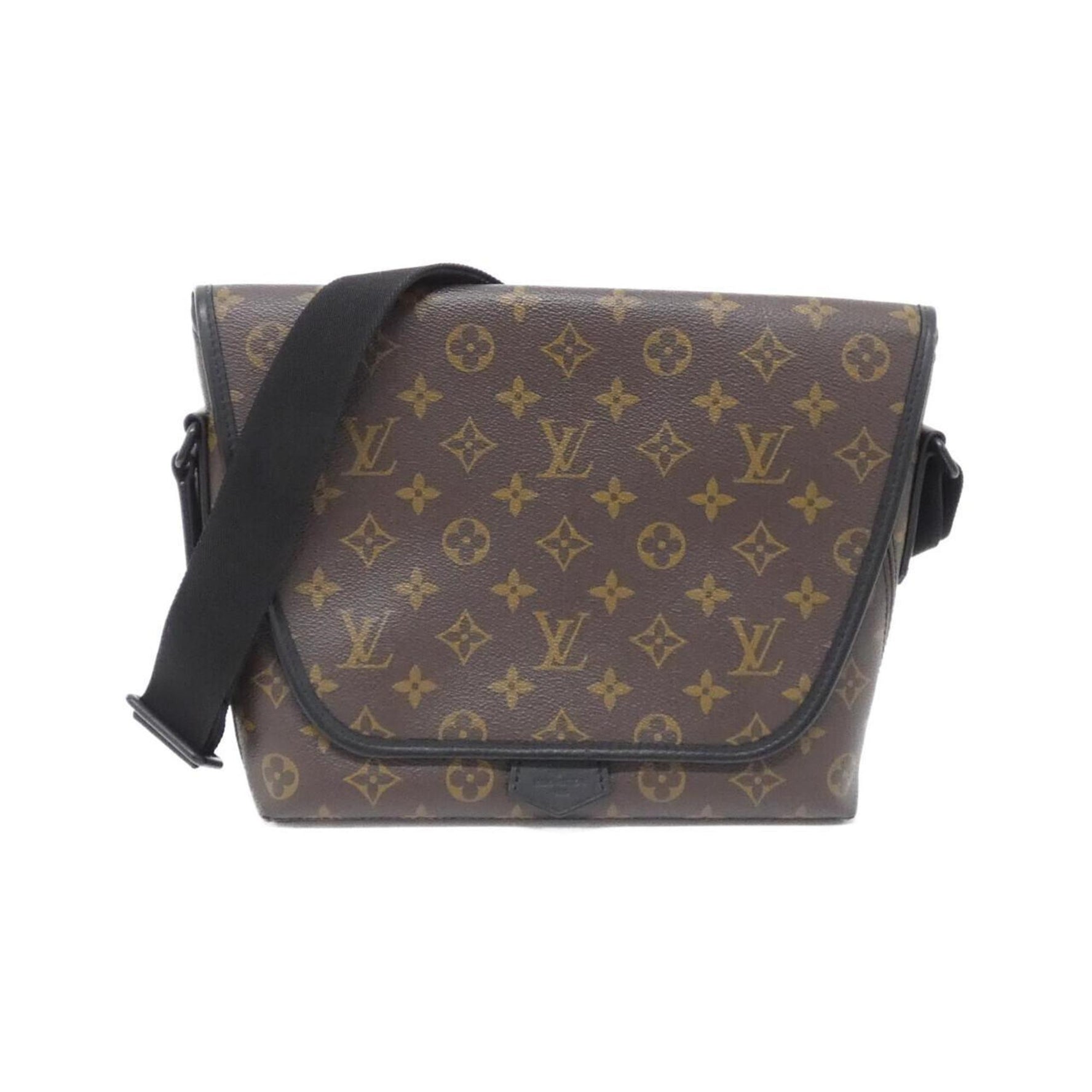 Louis Vuitton Monogram Macassar Magnetic Messenger Shoulder Bag