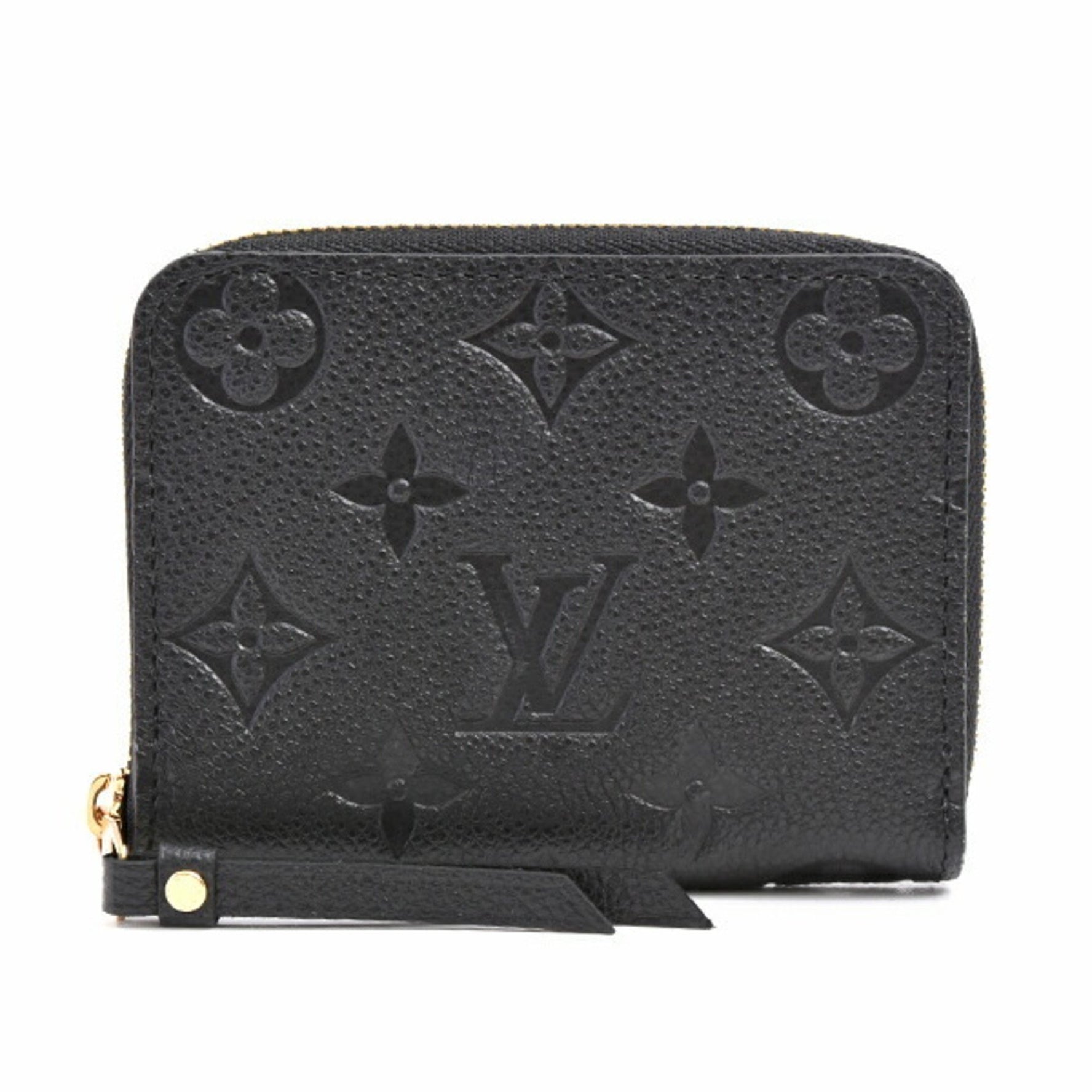 Louis Vuitton Monogram Empreinte Zippy Coin Purse in Black Noir