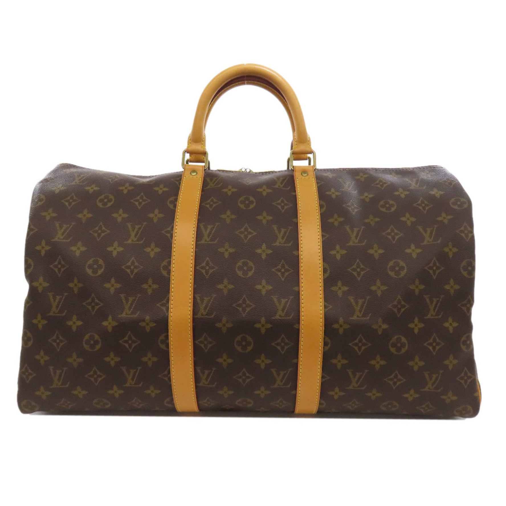 Louis Vuitton Keepall 50 Boston Bag Canvas