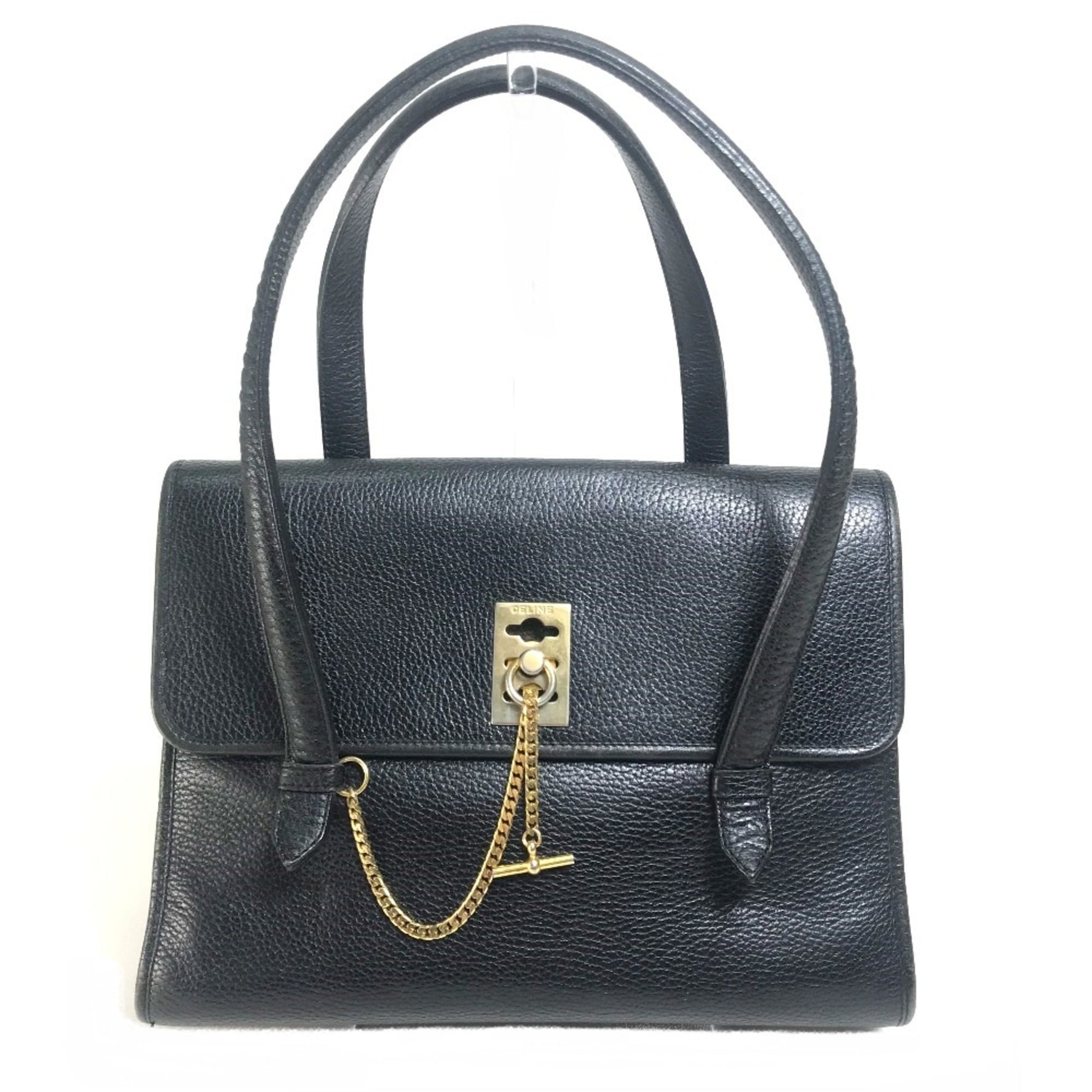 CELINE vintage Bag Tote Bag Hand Bag x GoldHardware