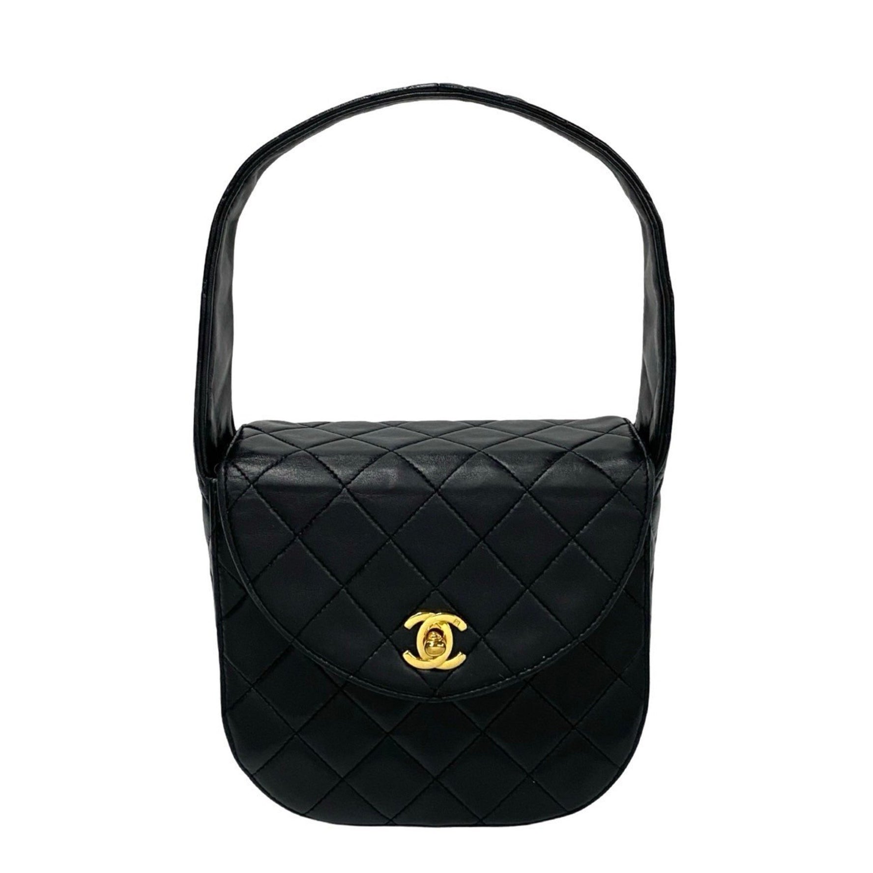 CHANEL Matelasse Coco Lambskin Turnlock Handbag, 103-2