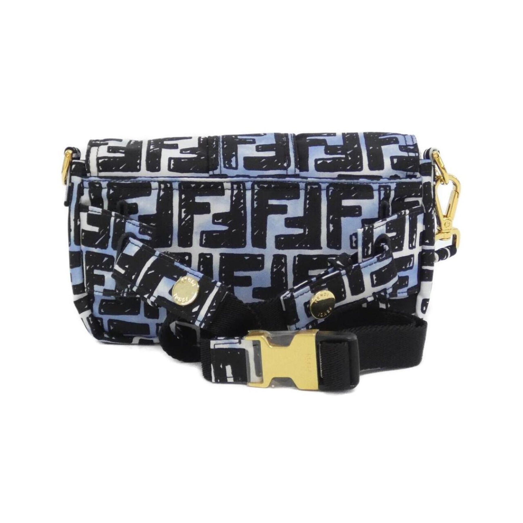 Fendi Mini Baguette ADBD Shoulder Bag