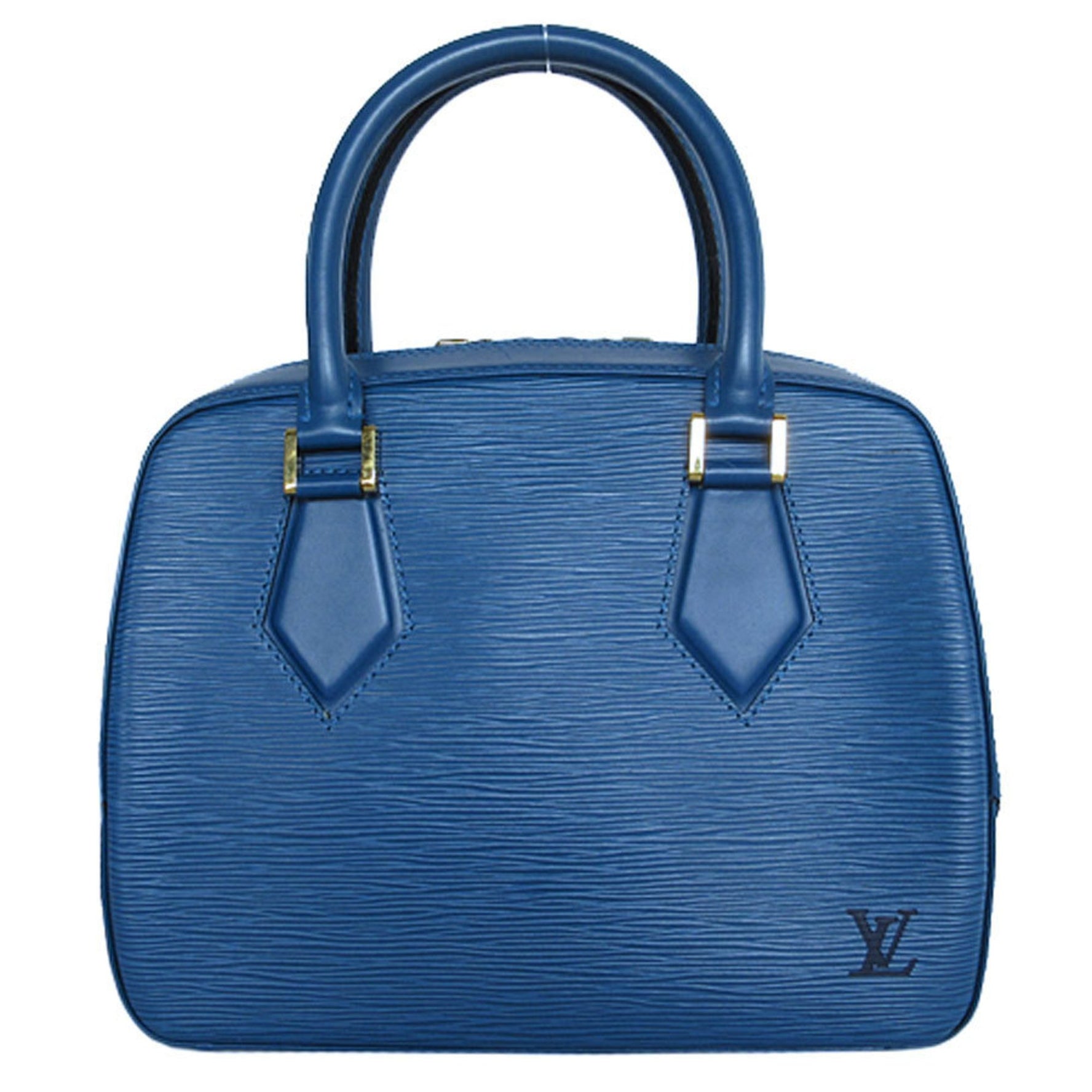 Louis Vuitton Handbag Epi Sablon Leather Toledo Blue