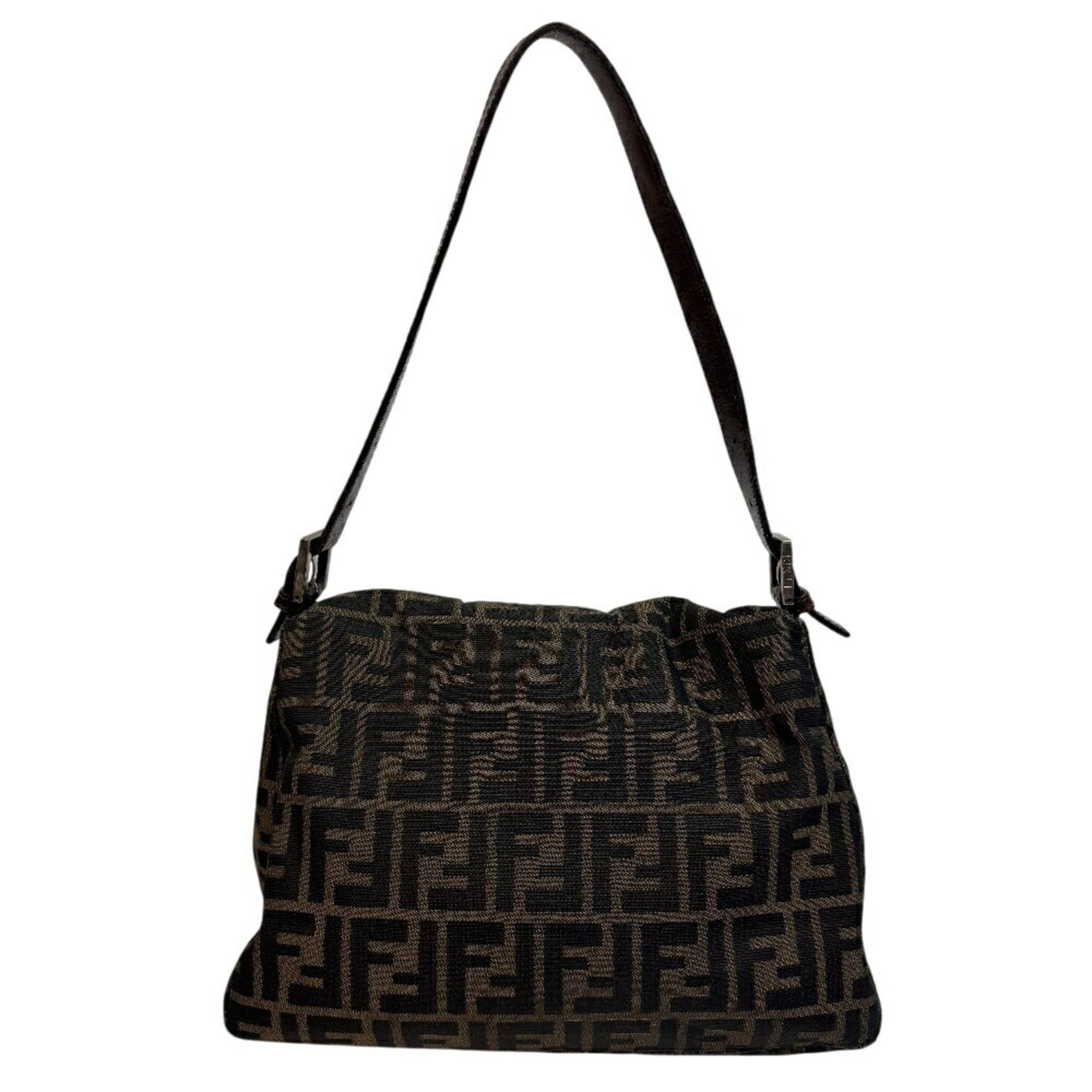 FENDI Mamma Baguette Zucca Print Shoulder Bag