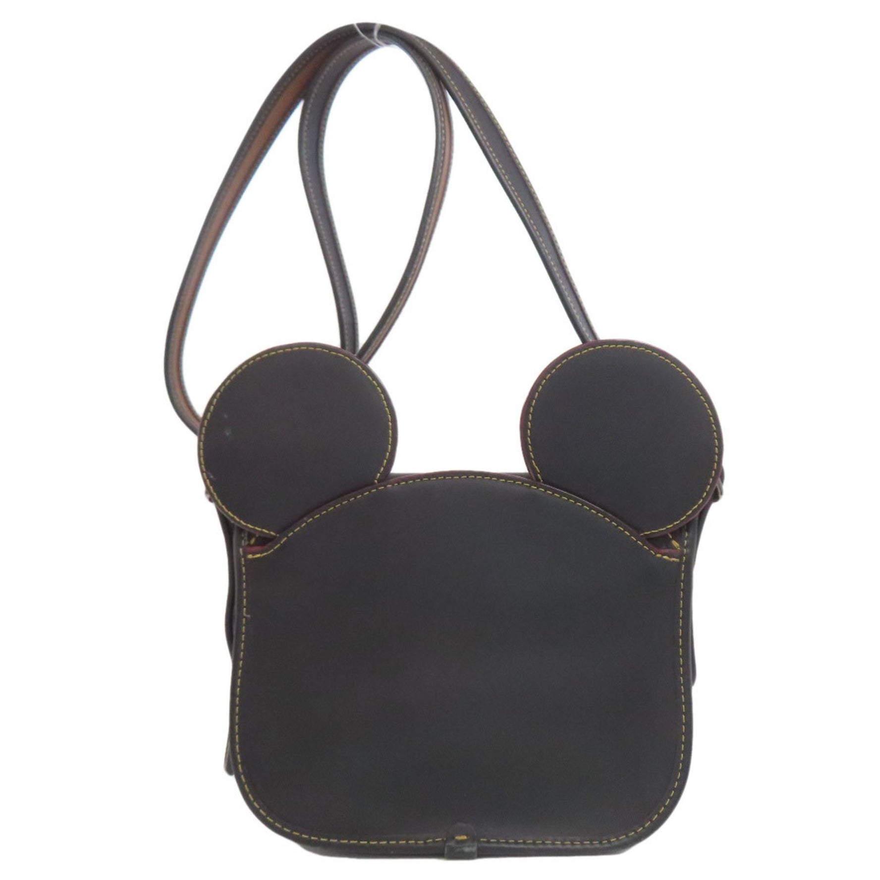Coach Mickey Mouse Collaboration Shoulder Bag Calfskin