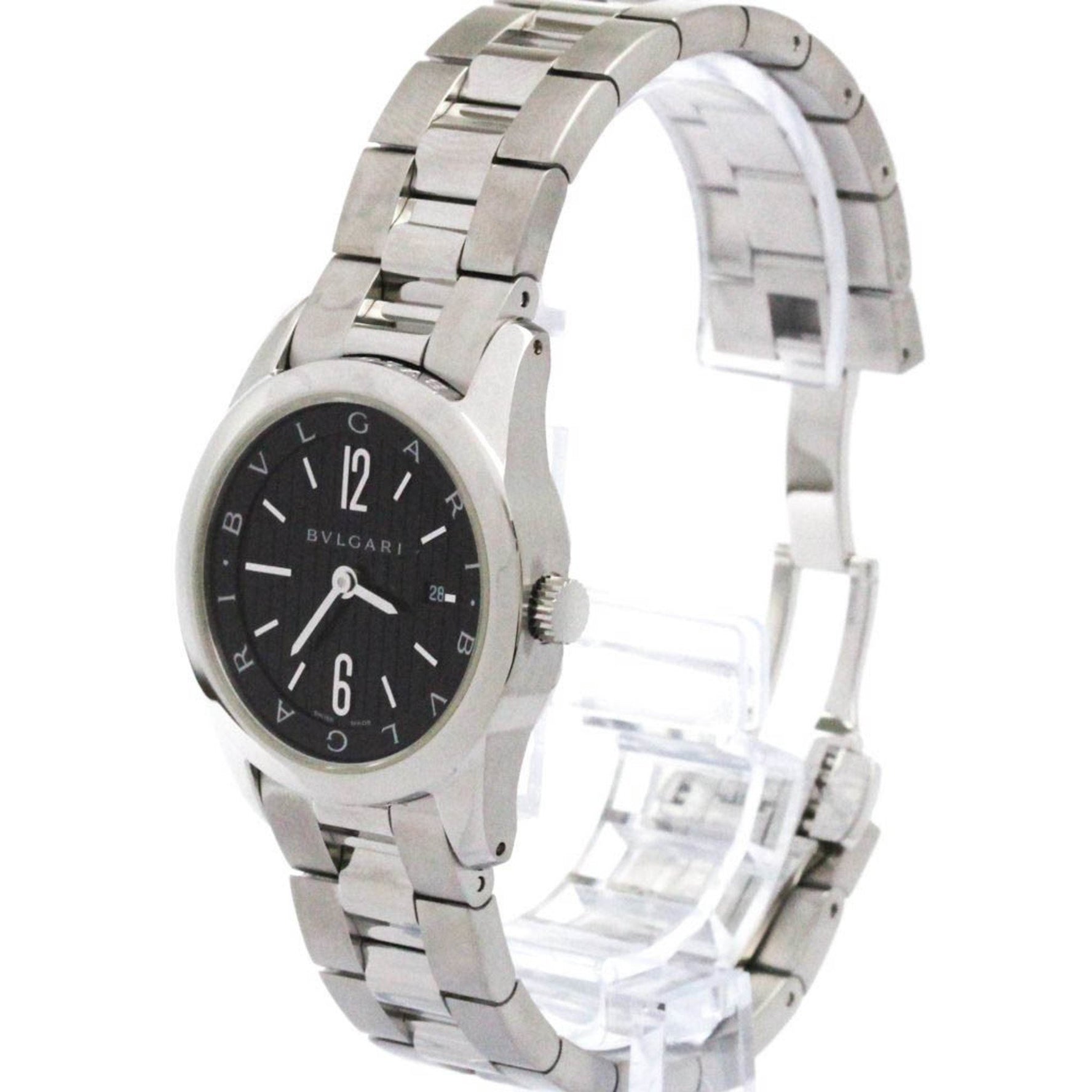 BVLGARI Solotempo Stainless Steel Quartz Ladies Watch Polished