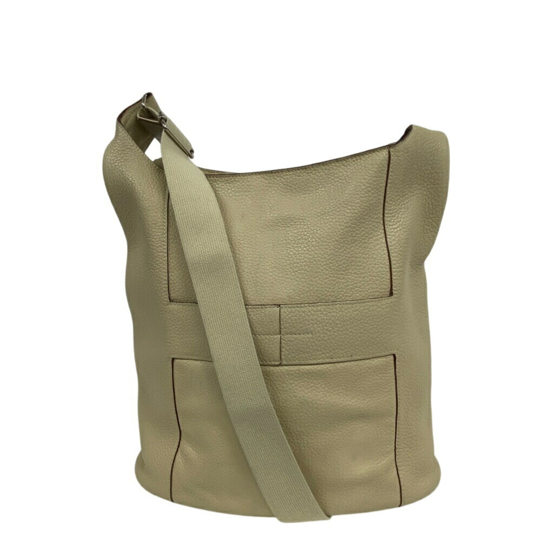 HERMES Good News GM Shoulder Bag Beige Men's