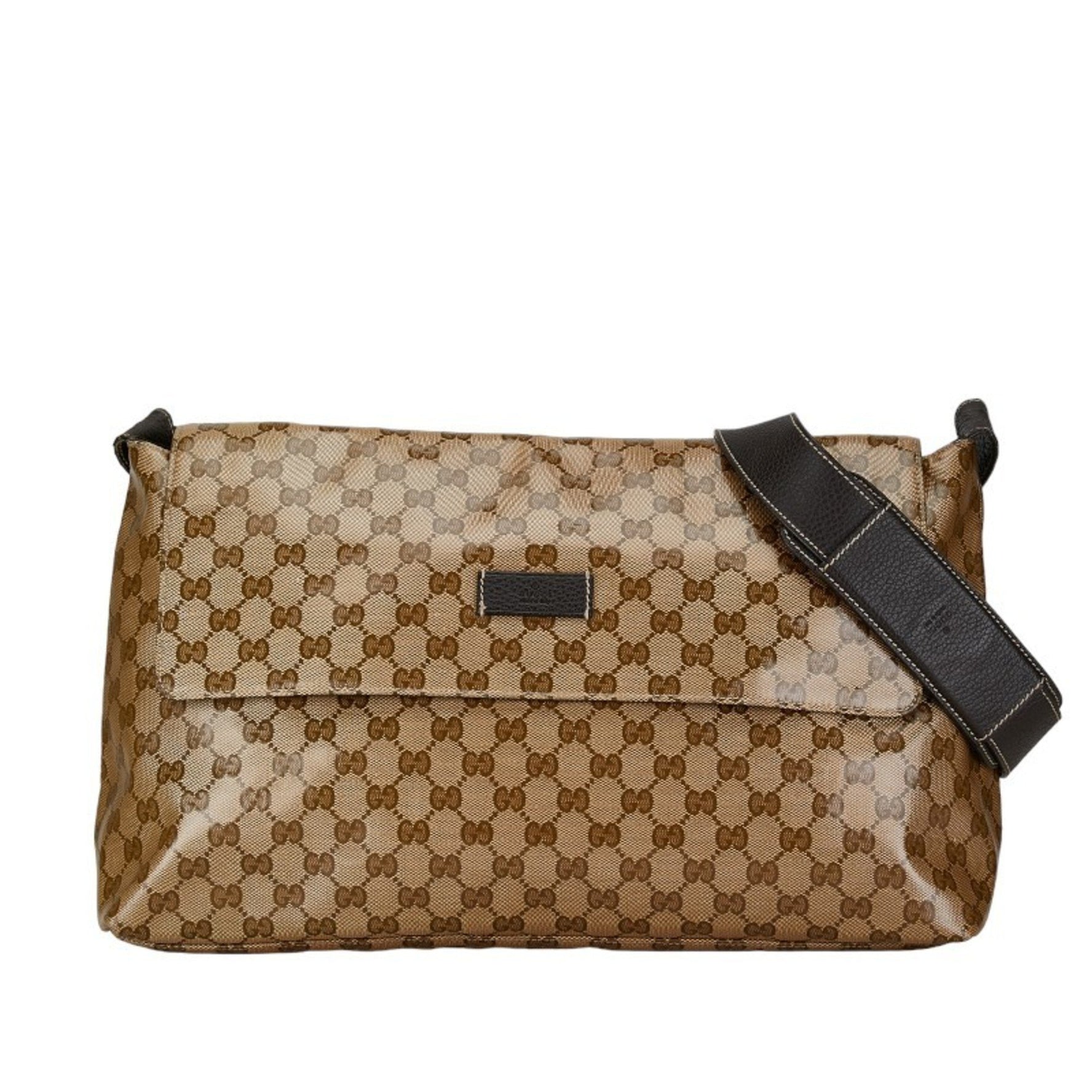 Gucci GG Crystal Shoulder Bag PVC Leather