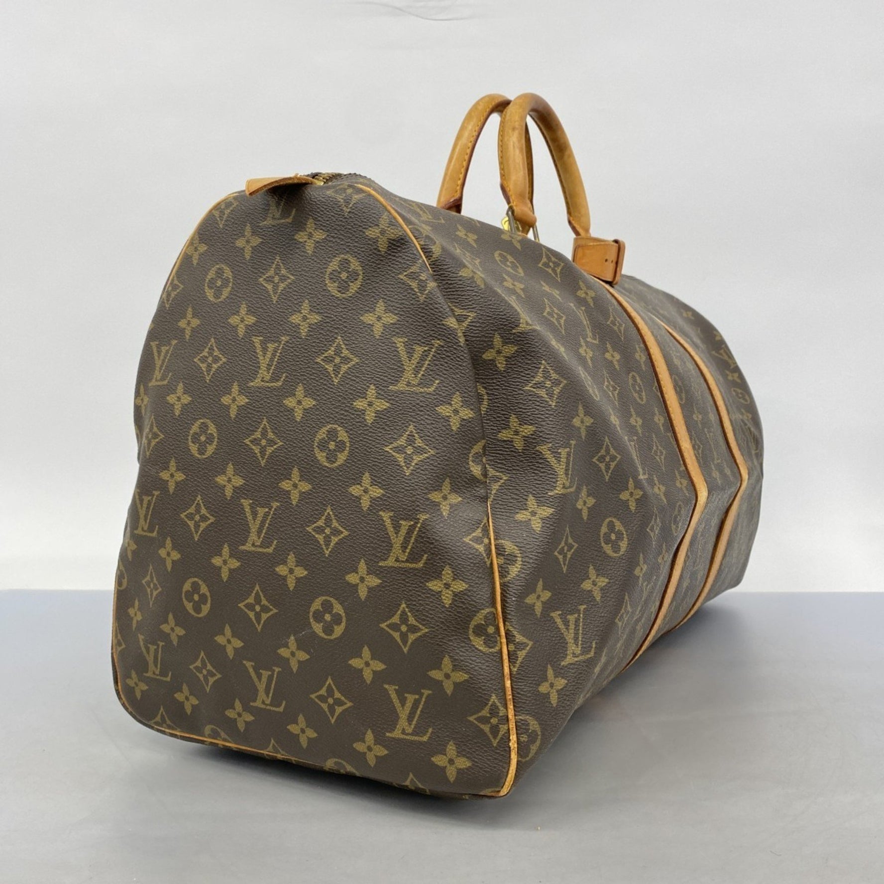 Louis Vuitton Monogram Keepall 55 Boston Bag Men's and
