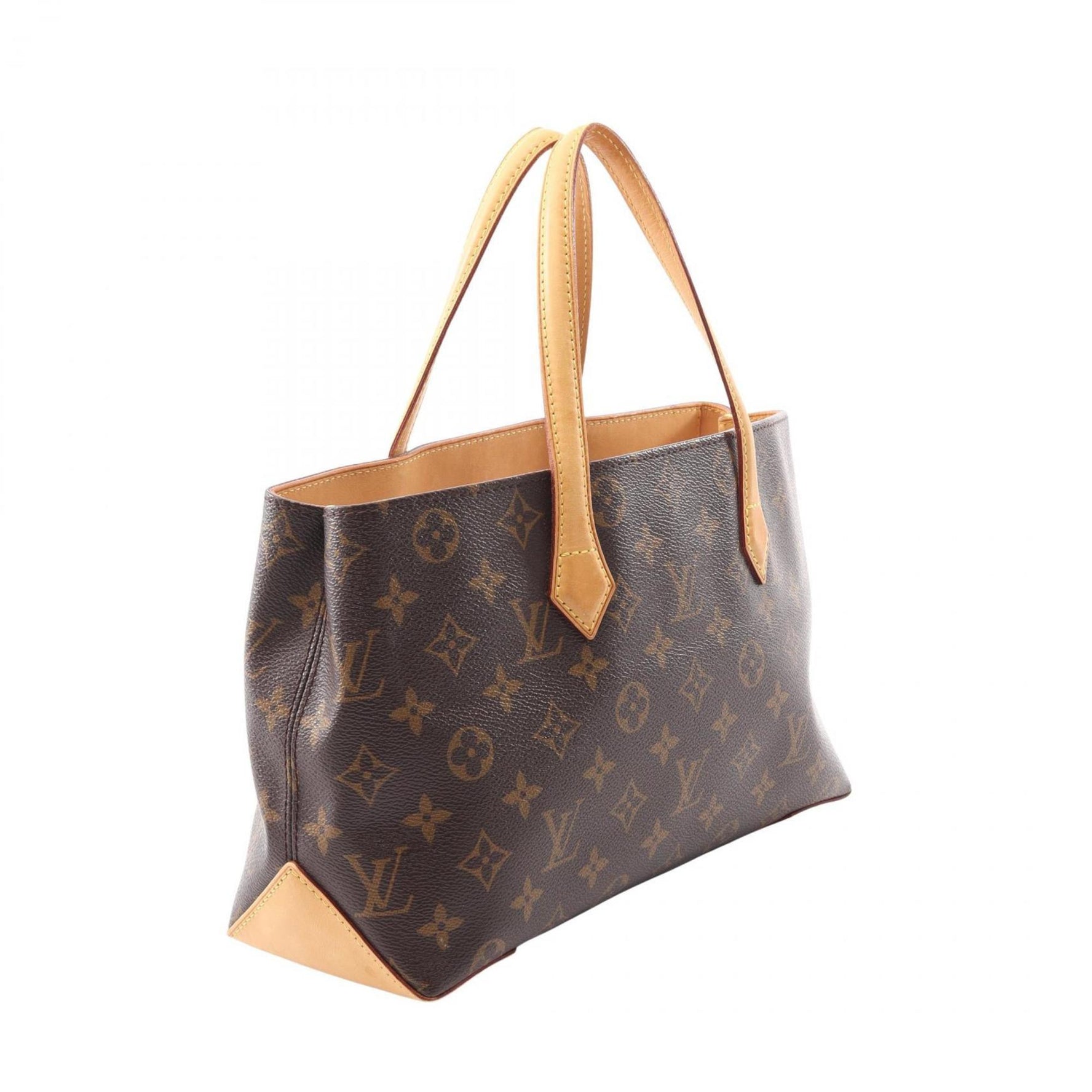 Louis Vuitton Wilshire PM Handbag, PVC-Coated Canvas and Leather, Monogram