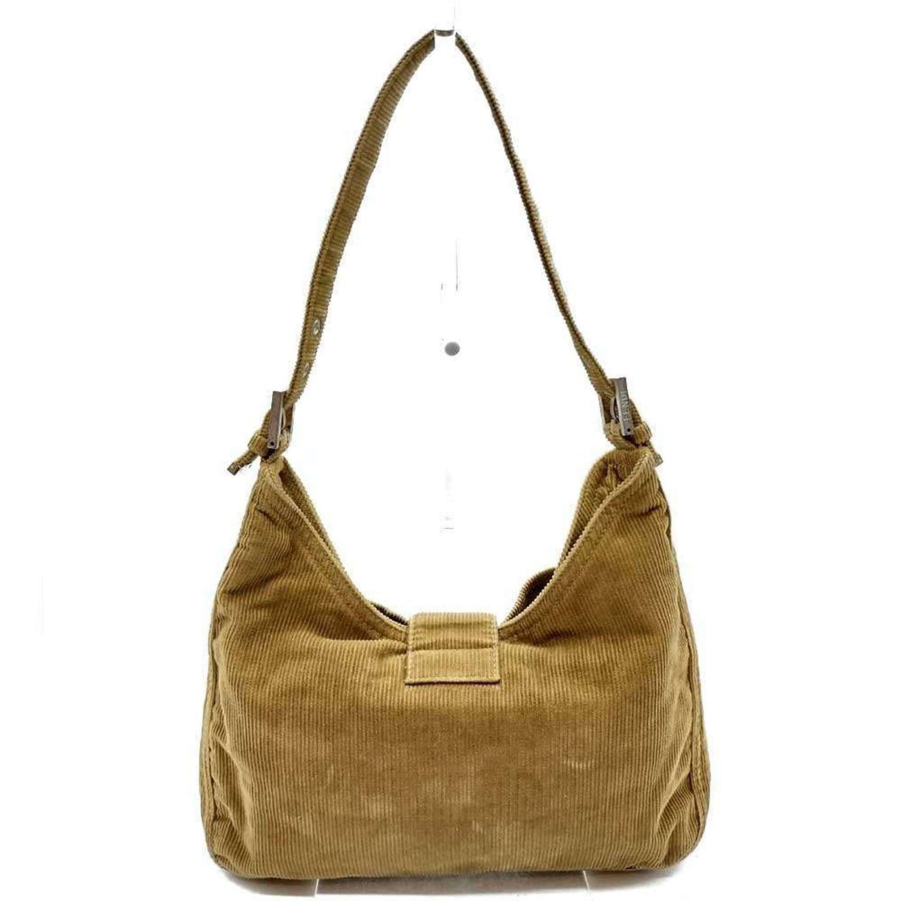 Fendi Shoulder Bag Corduroy Zucca