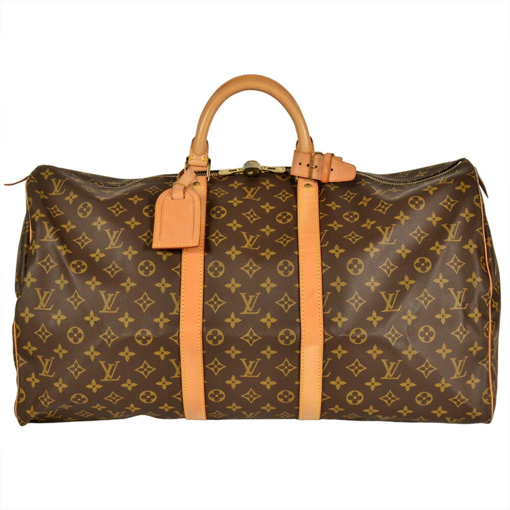Louis Vuitton Keepall 55 Boston Bag, Monogram Canvas
