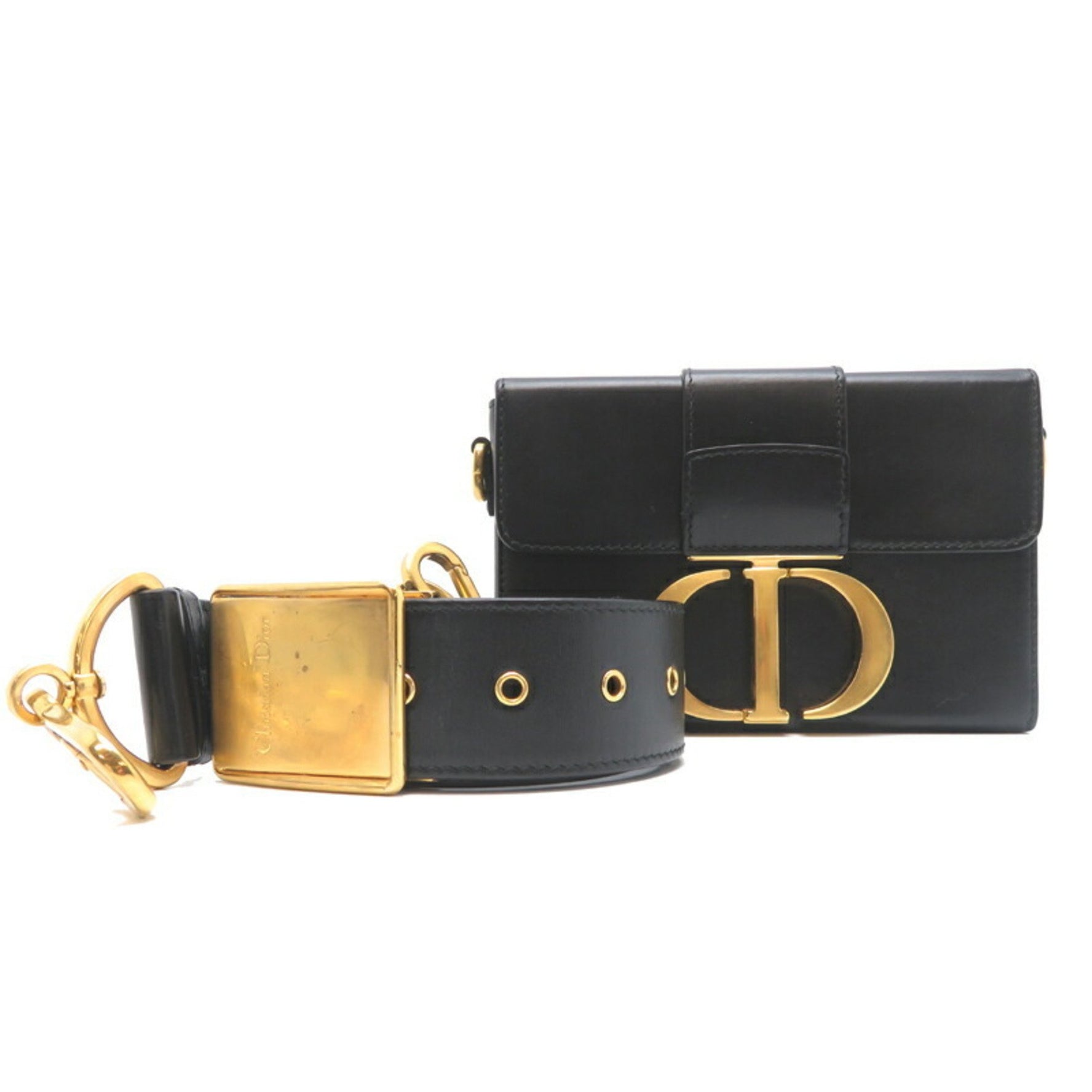 Christian Dior 30 Montaigne Shoulder Bag in Calfskin