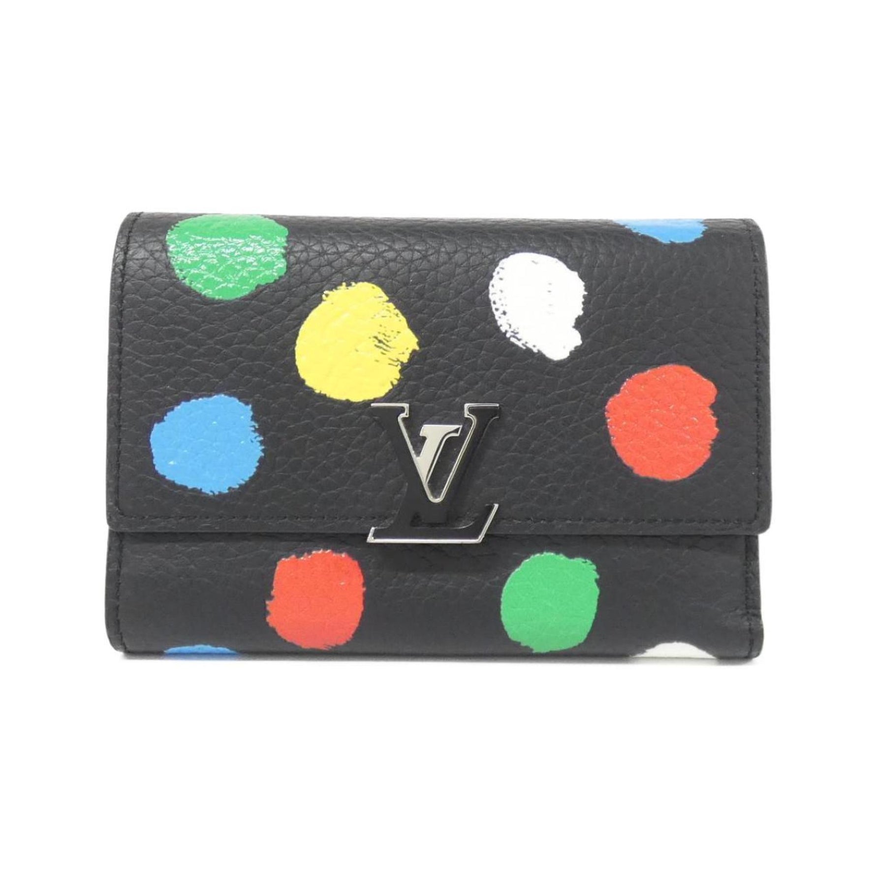 Louis Vuitton Taurillon (LV X YK) Portefeuille Capucines Compact Wallet