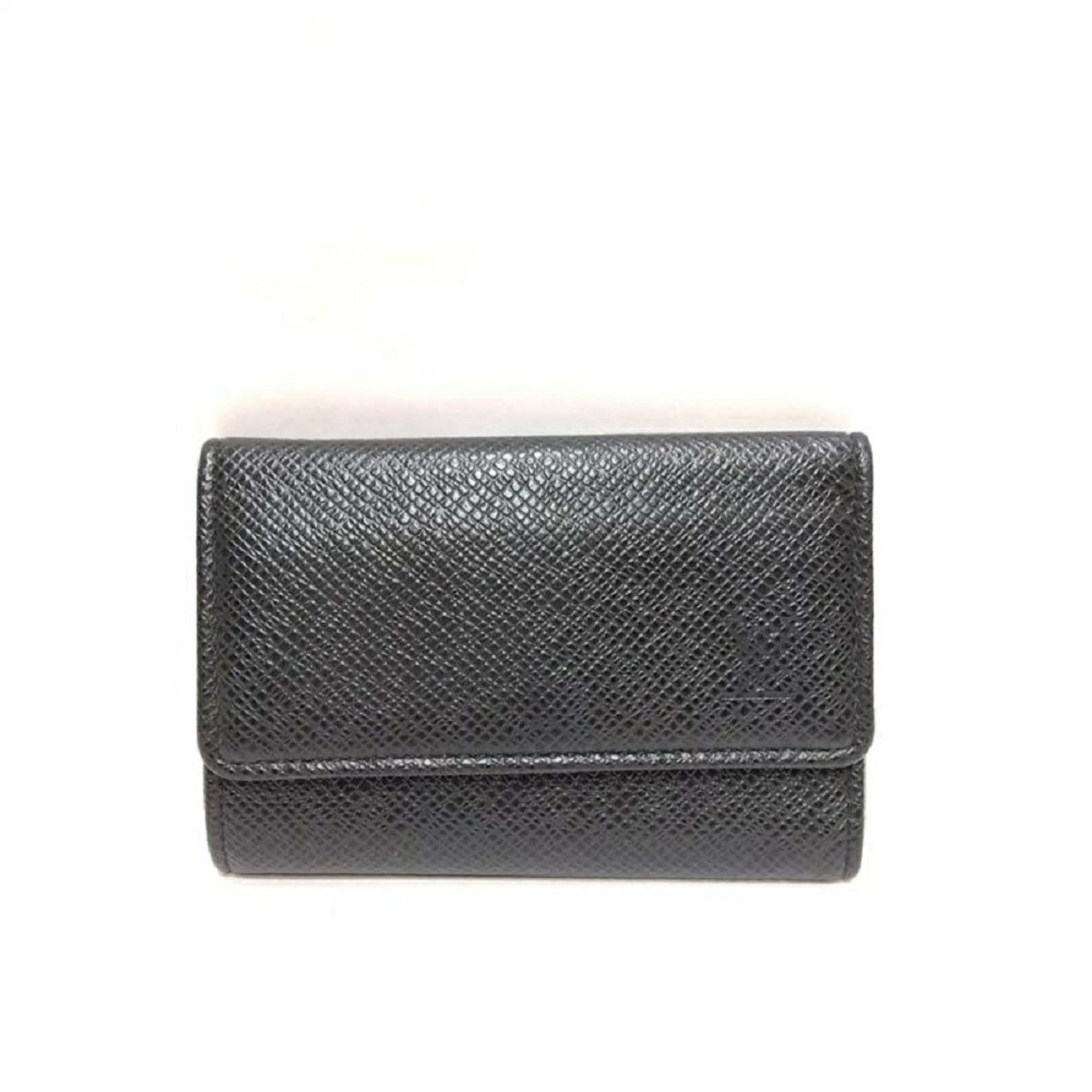 Louis Vuitton LOUIS VUITTON Multicle 6 Key Case Taiga Ardoise