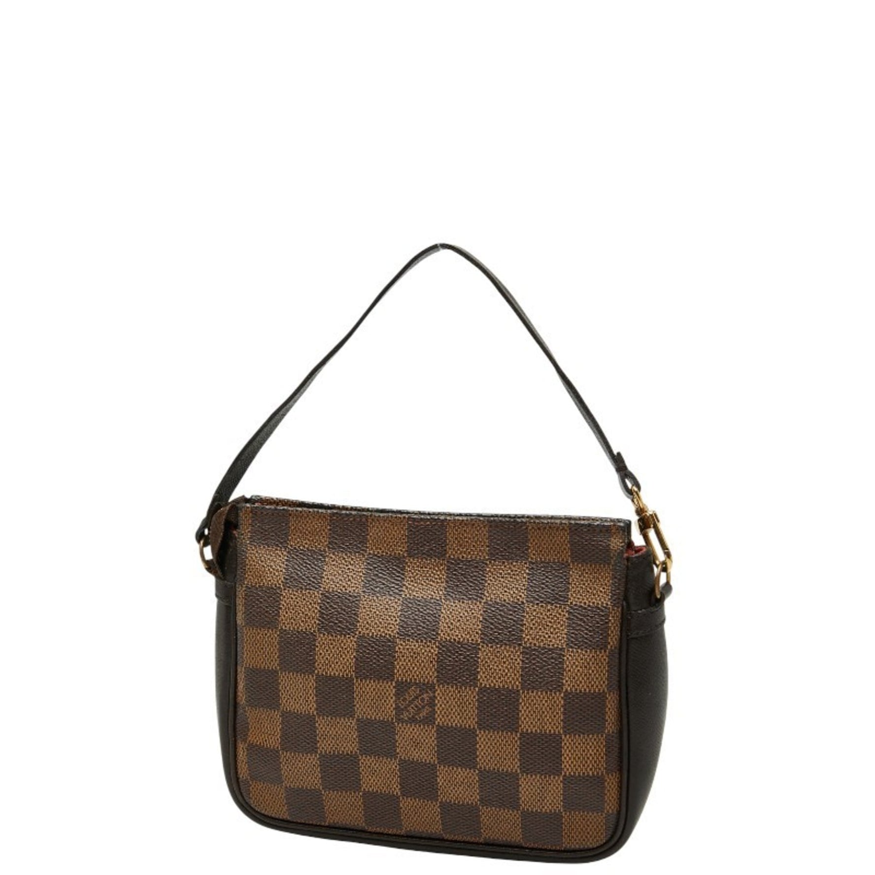 Louis Vuitton Damier Truth Makeup Shoulder Bag Brown Leather LOUIS VUITTON
