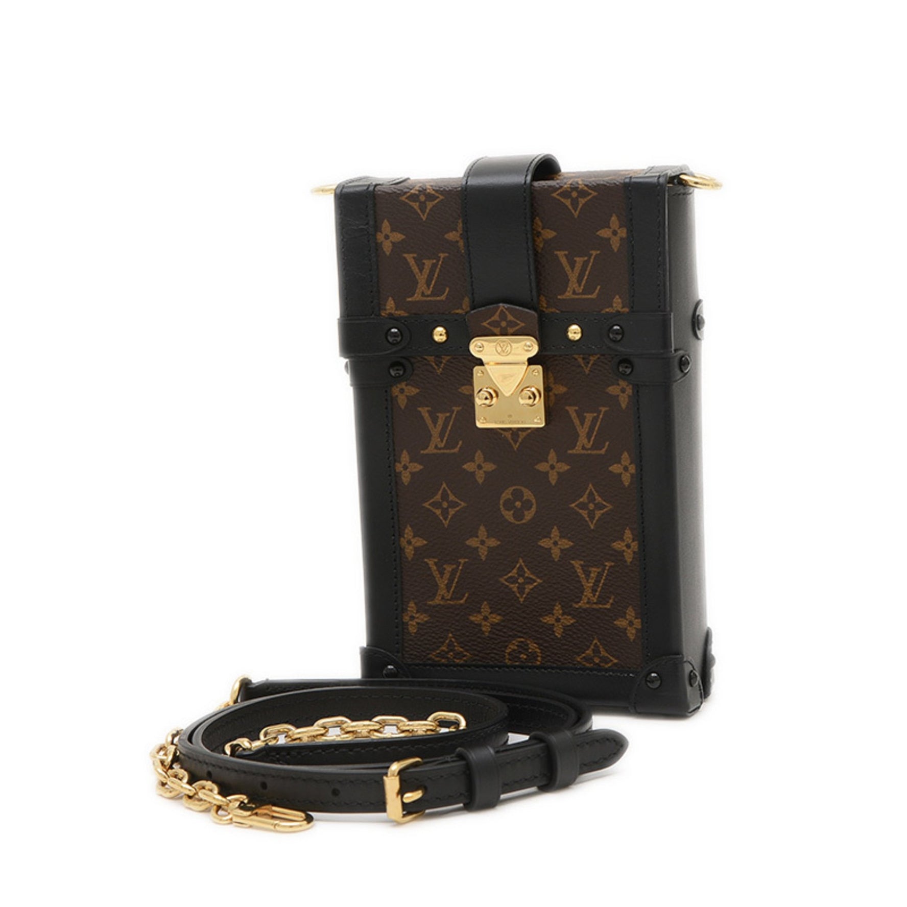 Louis Vuitton Pochette Trunk Vertical Smartphone Shoulder Bag BP