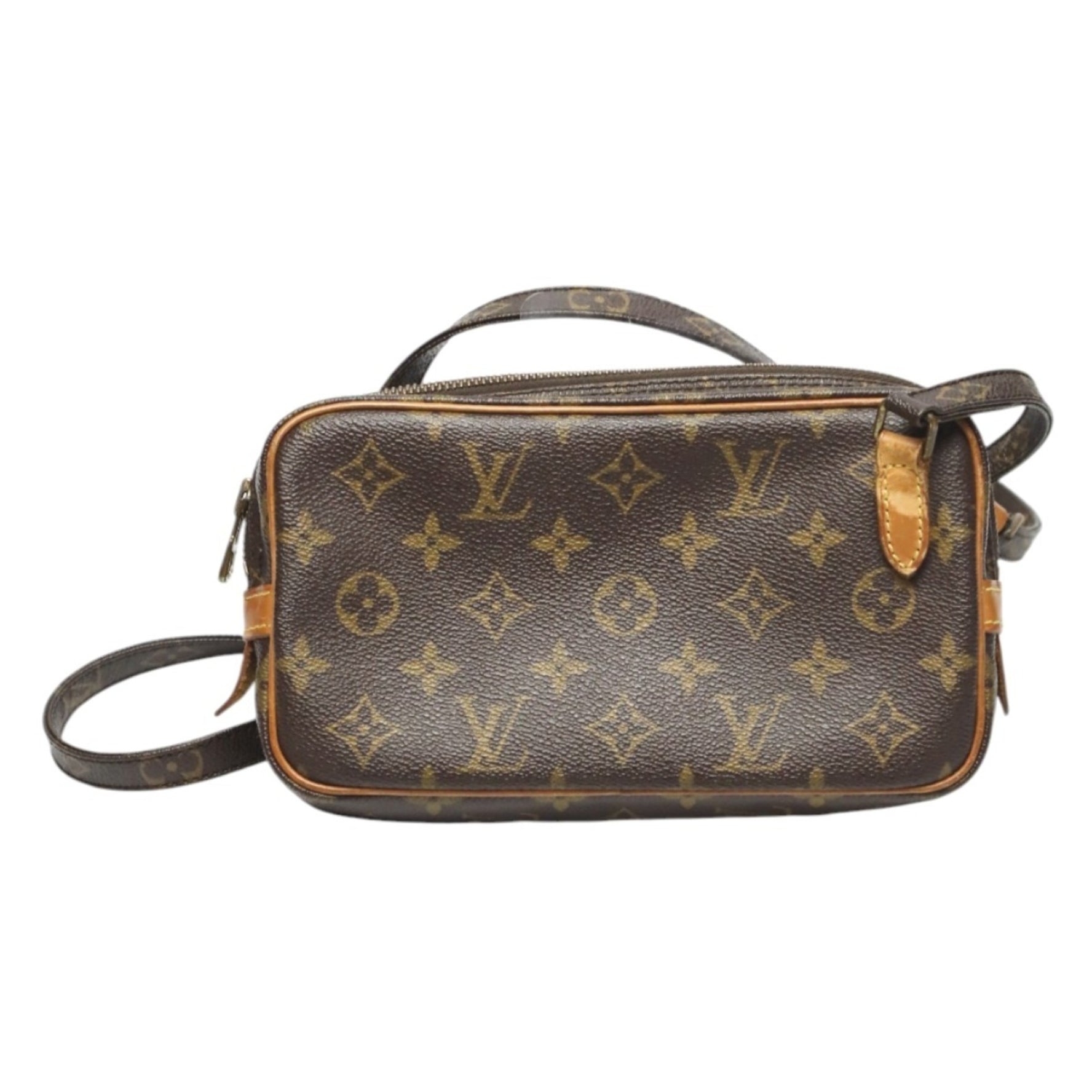 Louis Vuitton Shoulder Bag Monogram Marly Bandouliere Canvas Brown LV