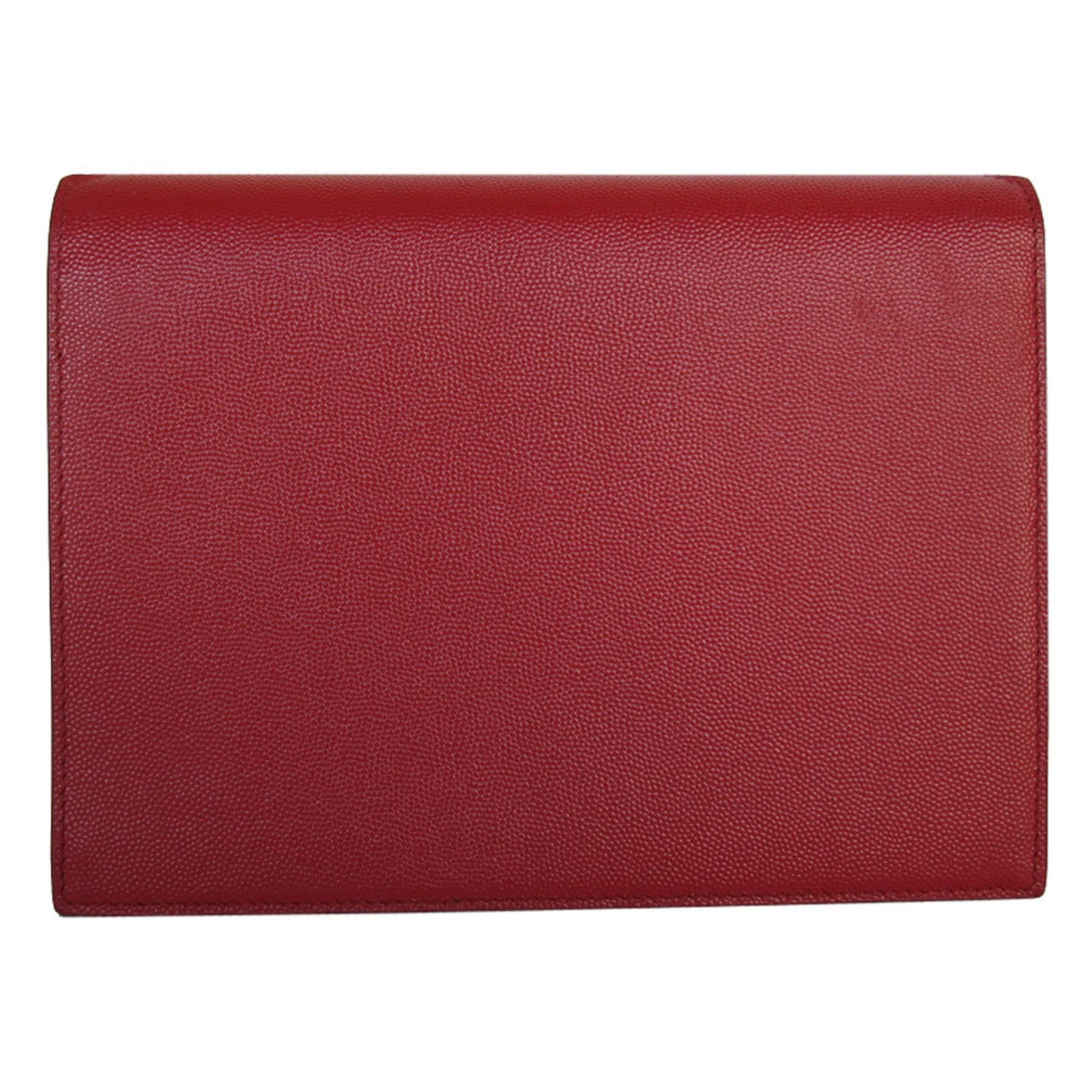 Saint Laurent shoulder bag leather metal red gold