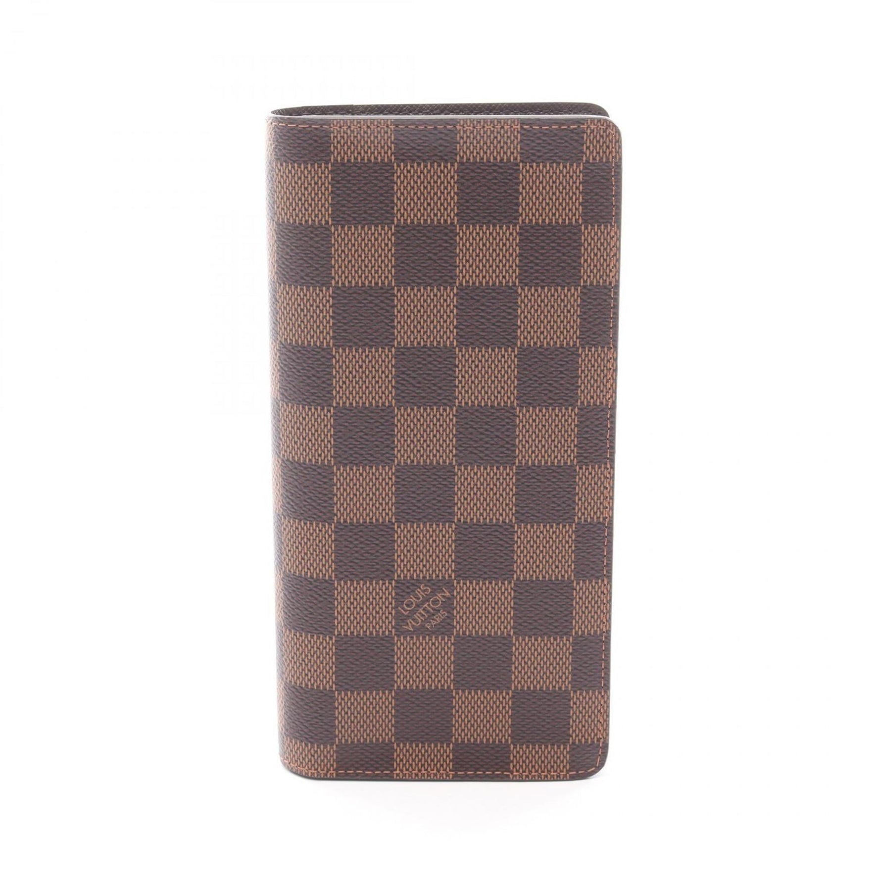 Louis Vuitton Portefeuille Brazza Damier Ebene Bi-fold Long Wallet