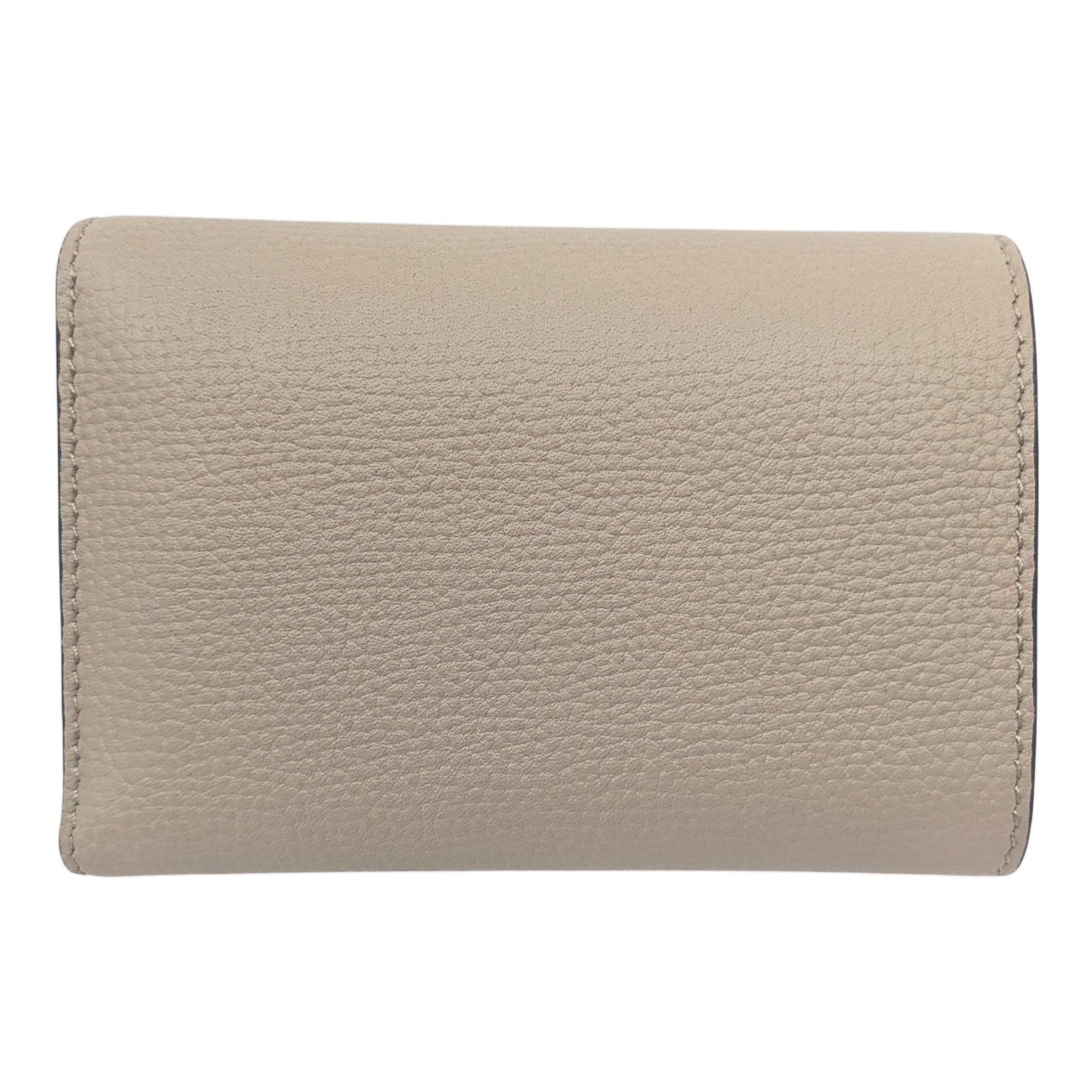 LOEWE Anagram Vertical Wallet Small, Pebble Grain Calfskin, Tri-fold, Compact Wallet