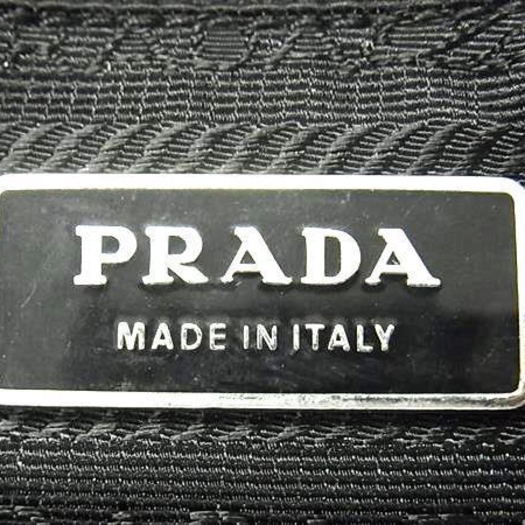 PRADA Triangle Shoulder Bag - Tessuto Nylon, Men's/Women's, Mark, White Tag