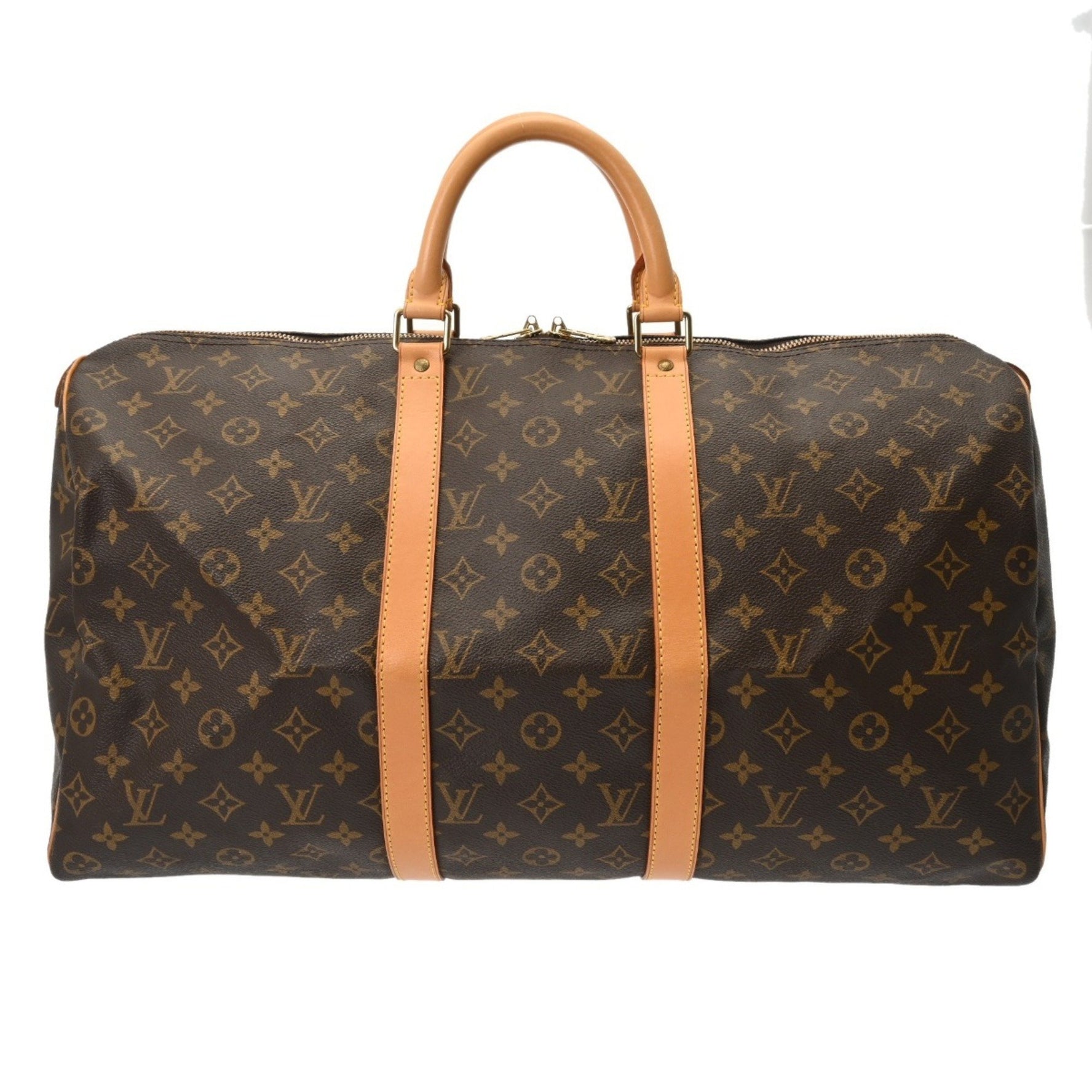 LOUIS VUITTON Monogram Keepall 50 Canvas Boston Bag