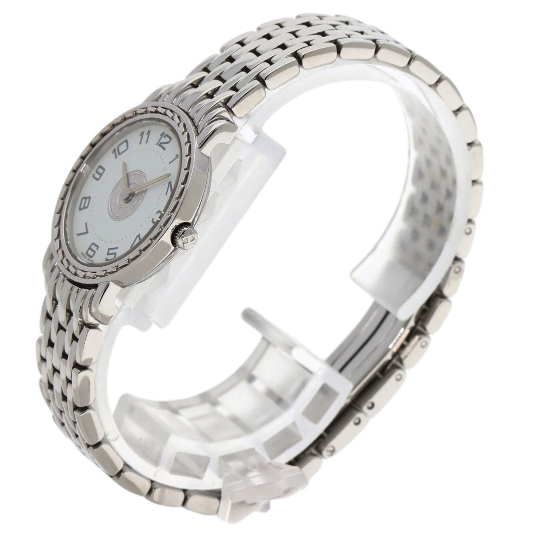 Hermes Serie Watch Stainless Steel SS Ladies