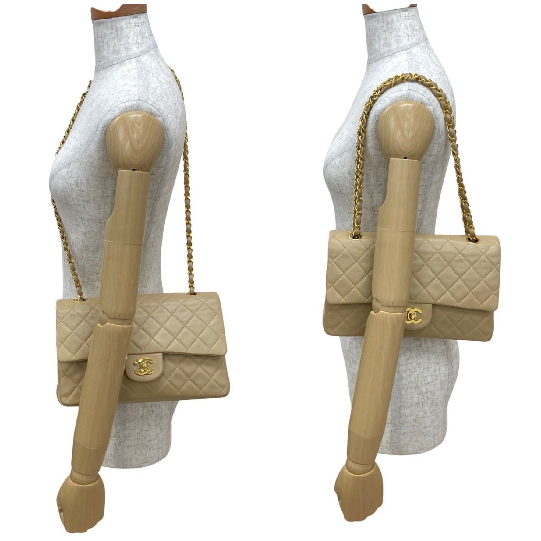 Seal No. 1 CHANEL Matelasse Coco Mark Lambskin Chain Shoulder Bag Pochette