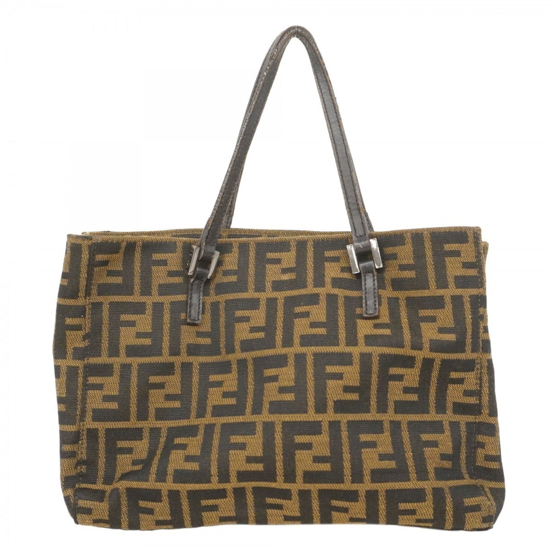 Fendi Zucca nylon canvas handbag in