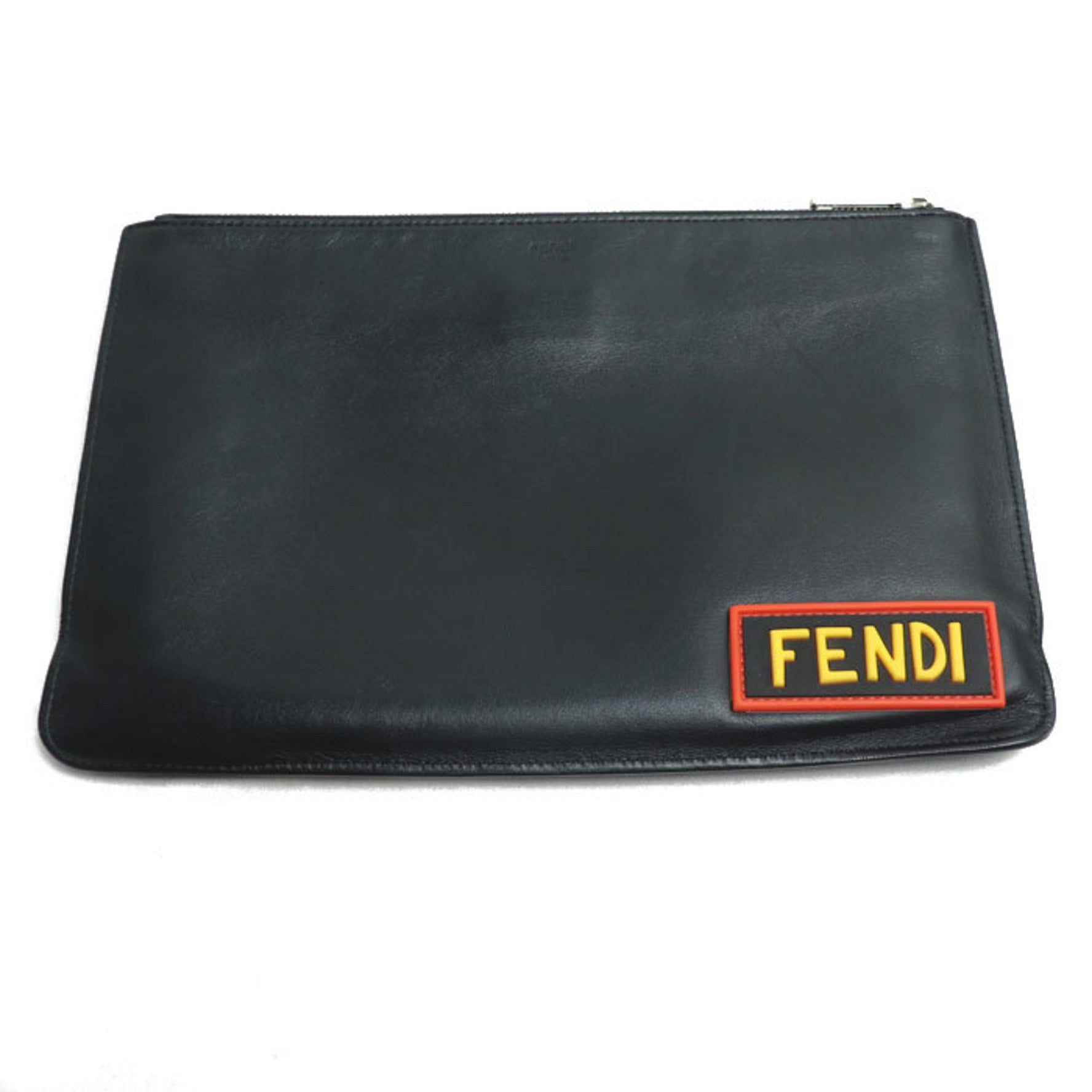 FENDI Vocabulary LOVE Clutch Bag, Black/Multi