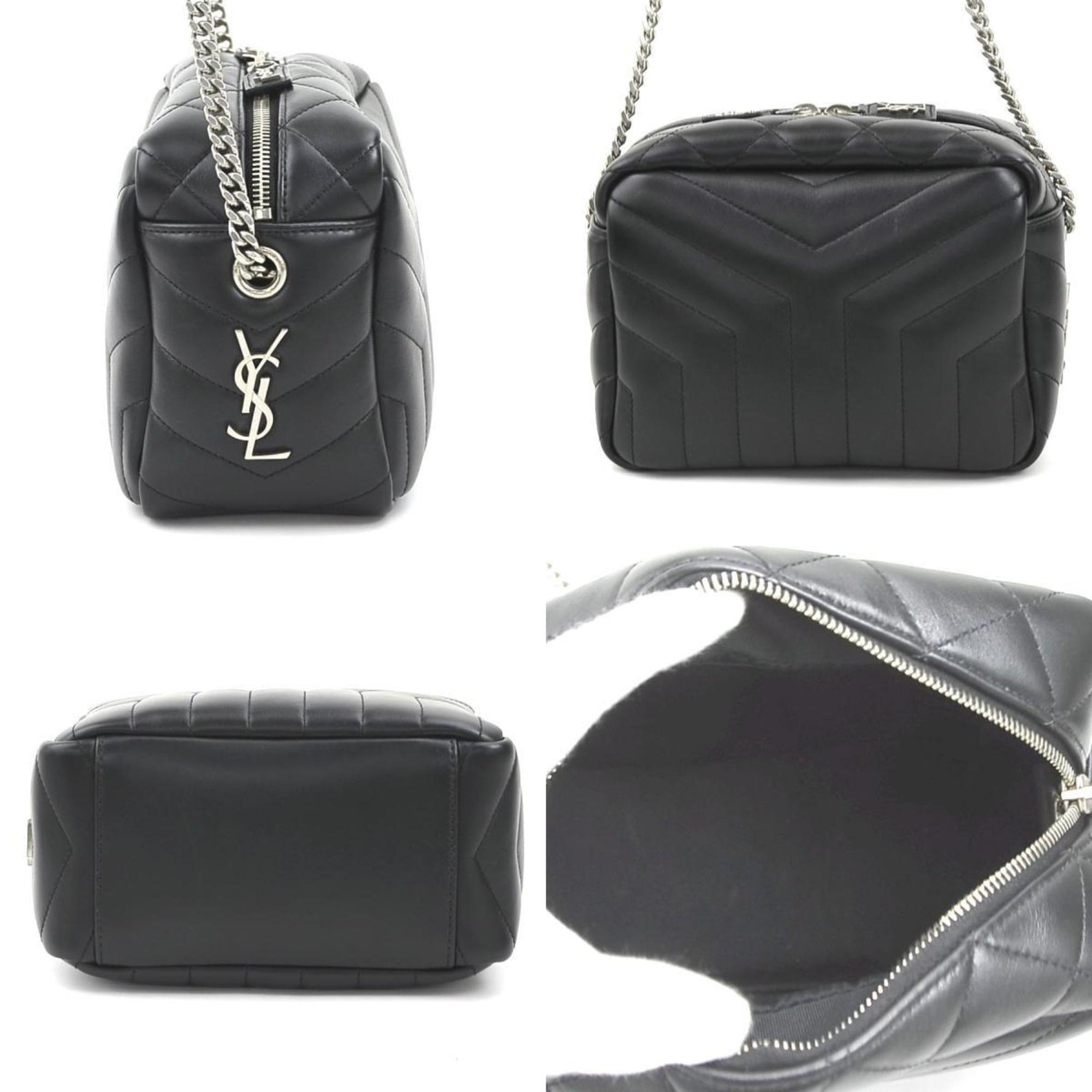 Saint Laurent shoulder bag Lulu leather