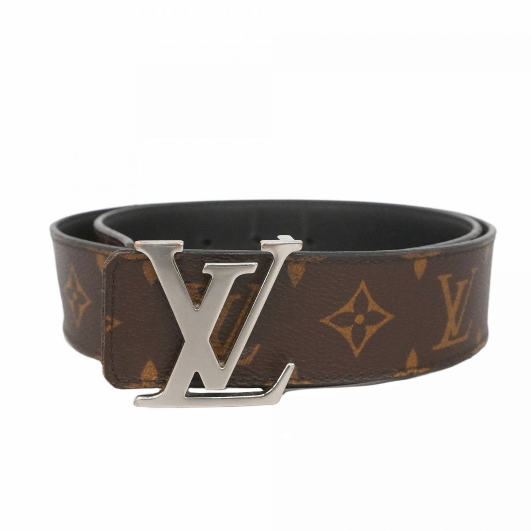 Louis Vuitton Monogram Santur Belt with LV Initials