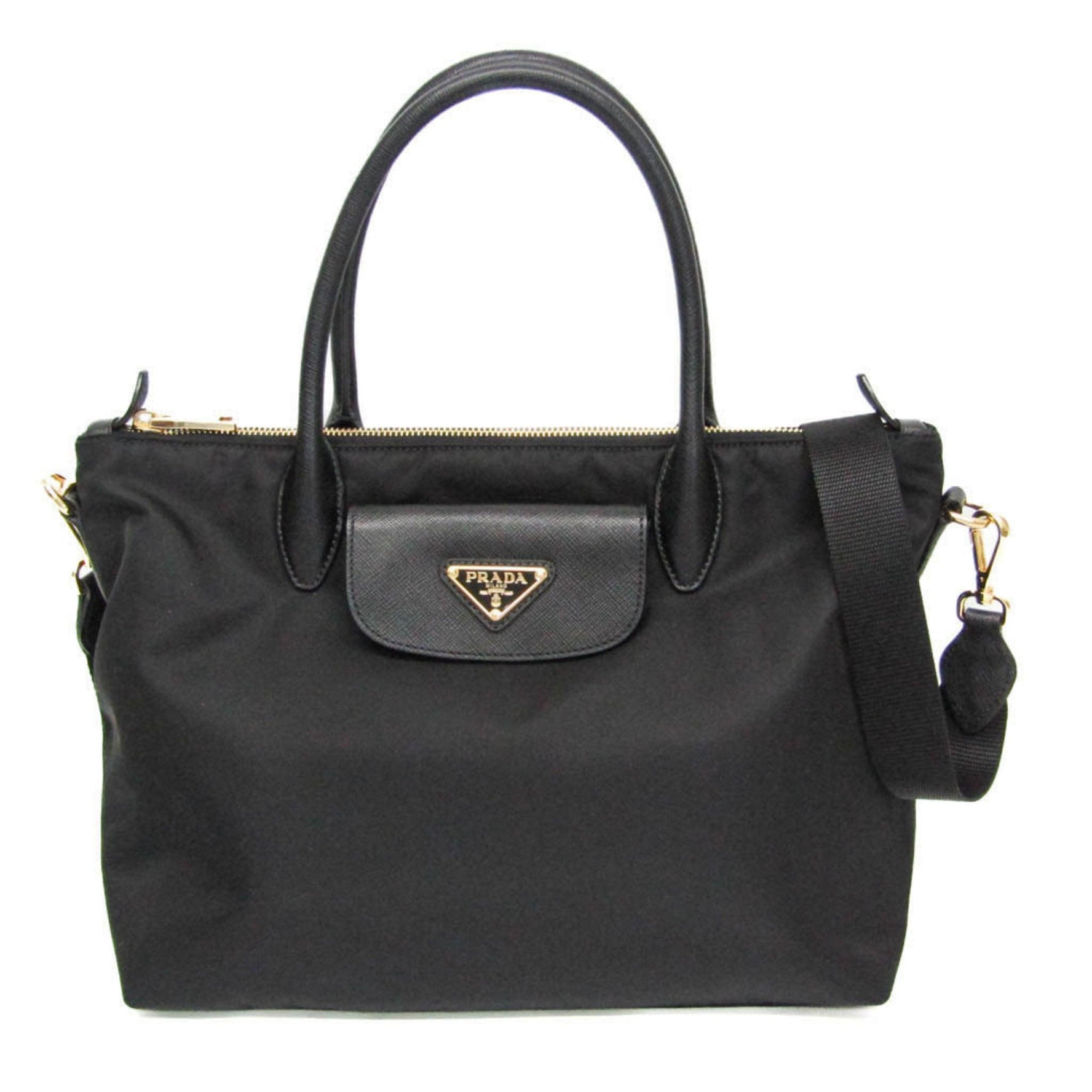 Prada Leather,Nylon Handbag,Shoulder Bag