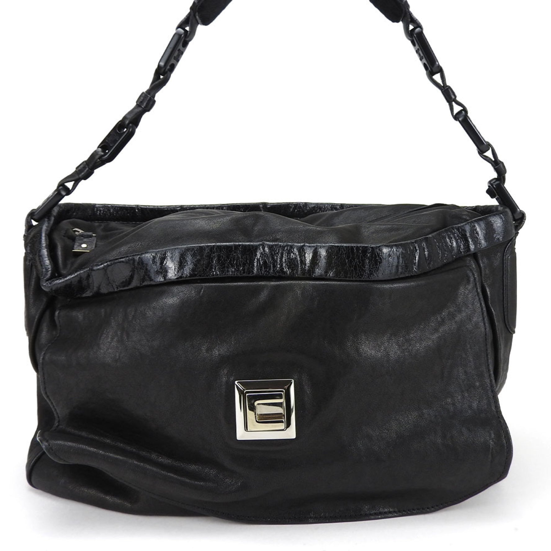 Celine Shoulder Bag Leather Pony Suede