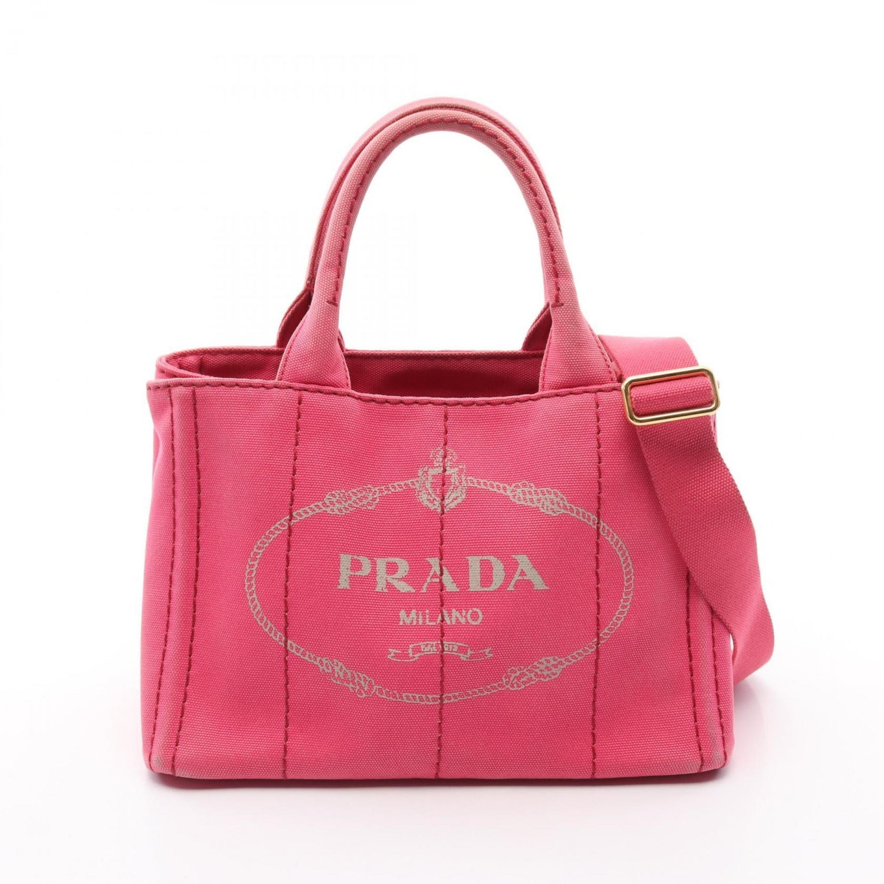 PRADA CANAPA Canapa Tote Bag Canvas