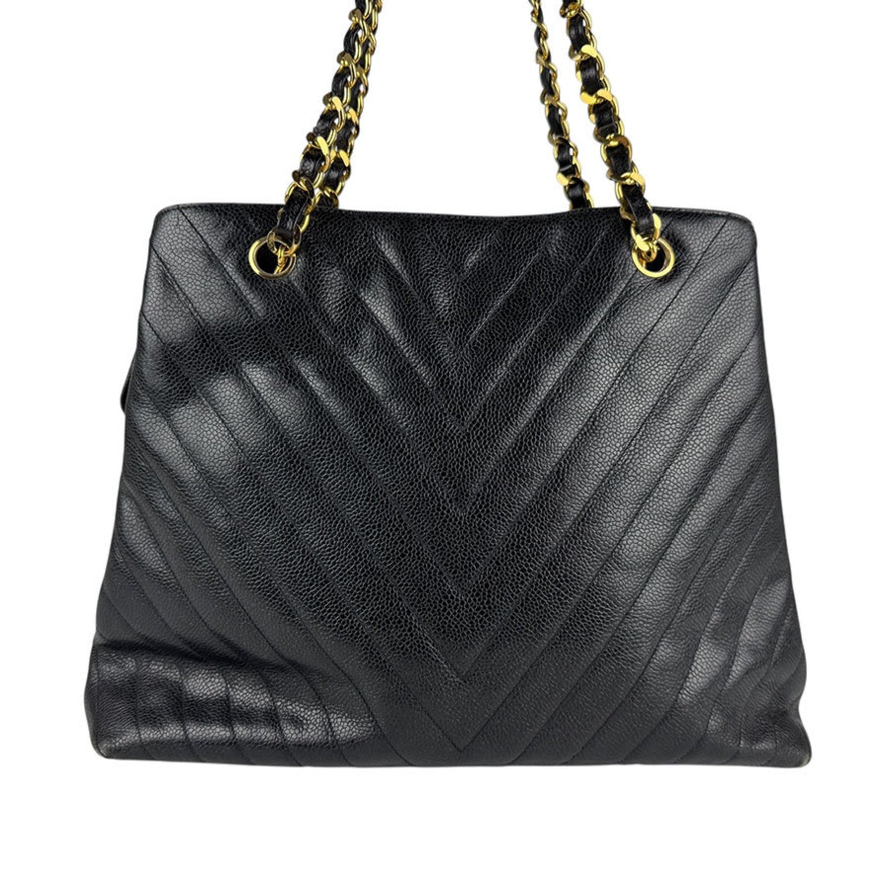 CHANEL Shoulder Bag, V-Stitch, Caviar Leather