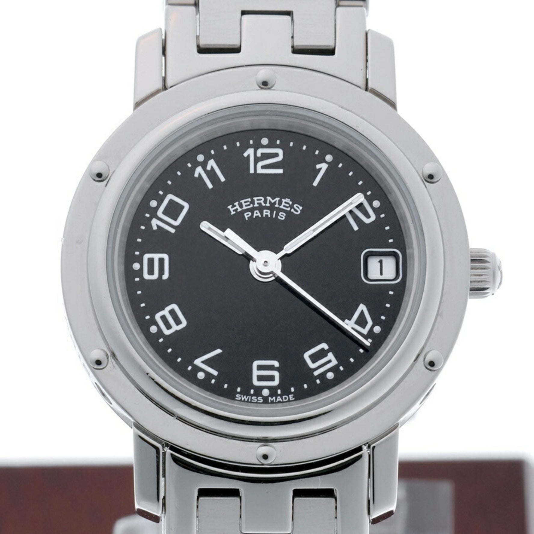 HERMES Clipper Black Quartz