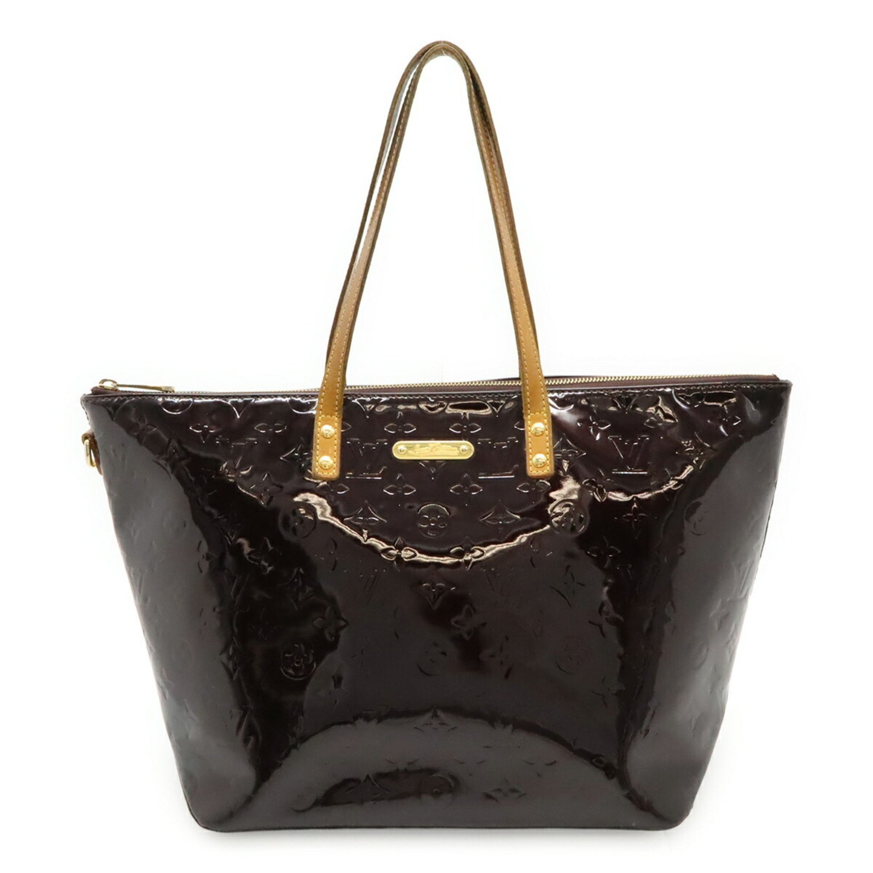 Louis Vuitton Monogram Vernis Bellevue GM Tote Bag, Handbag, Shoulder Amaranth