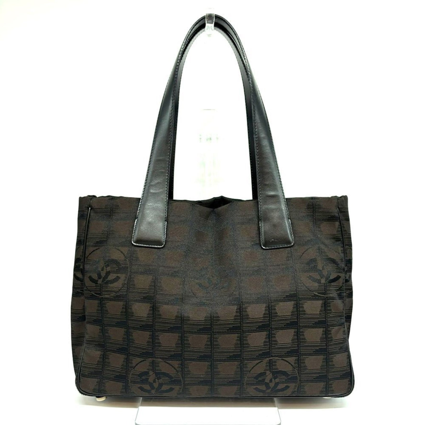 Chanel New Travel Line PM Tote Bag Nylon Coco Mark